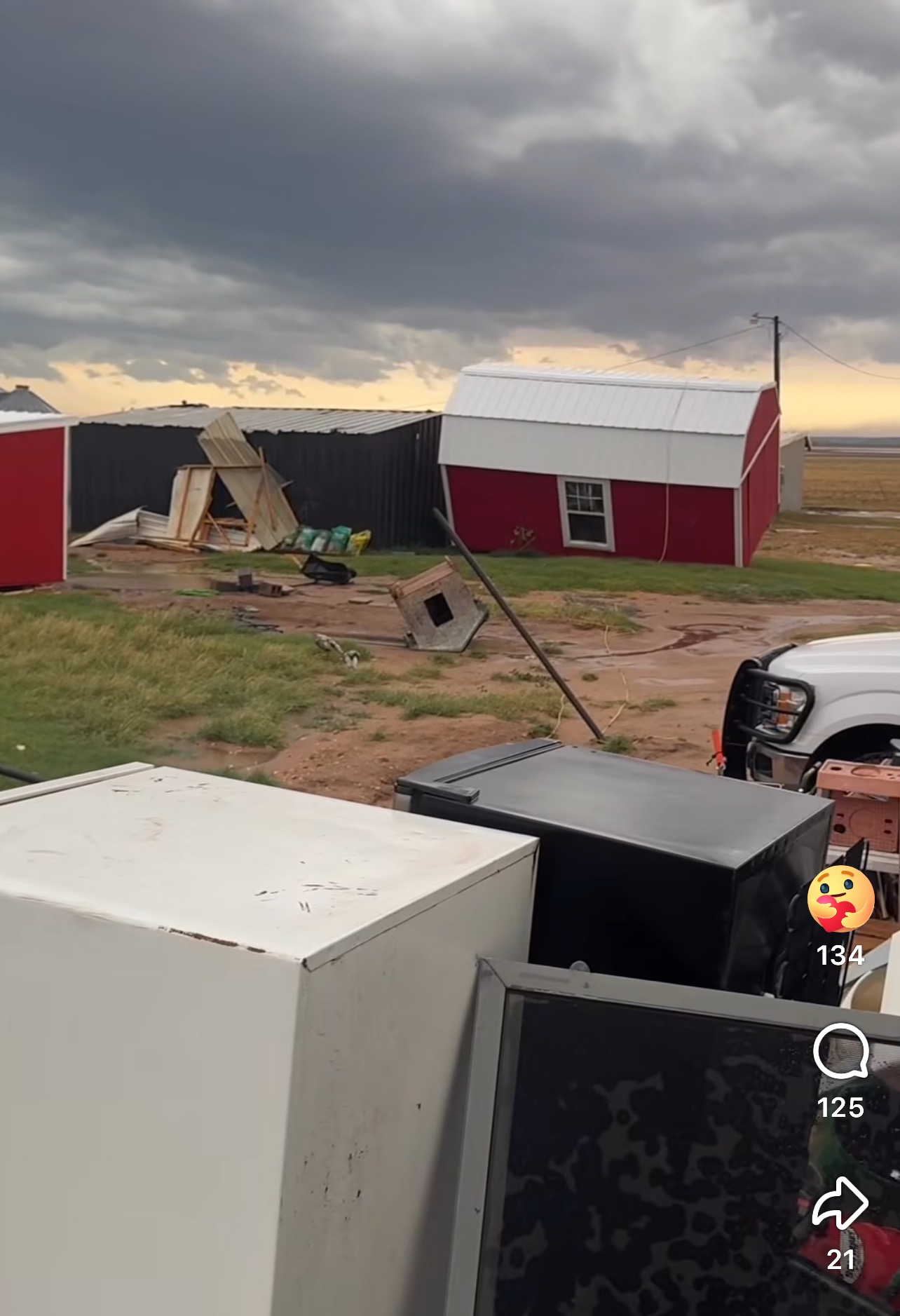 Help Lee Wilcox get back up on his feet from a tornado campaign photo, 2 of 6