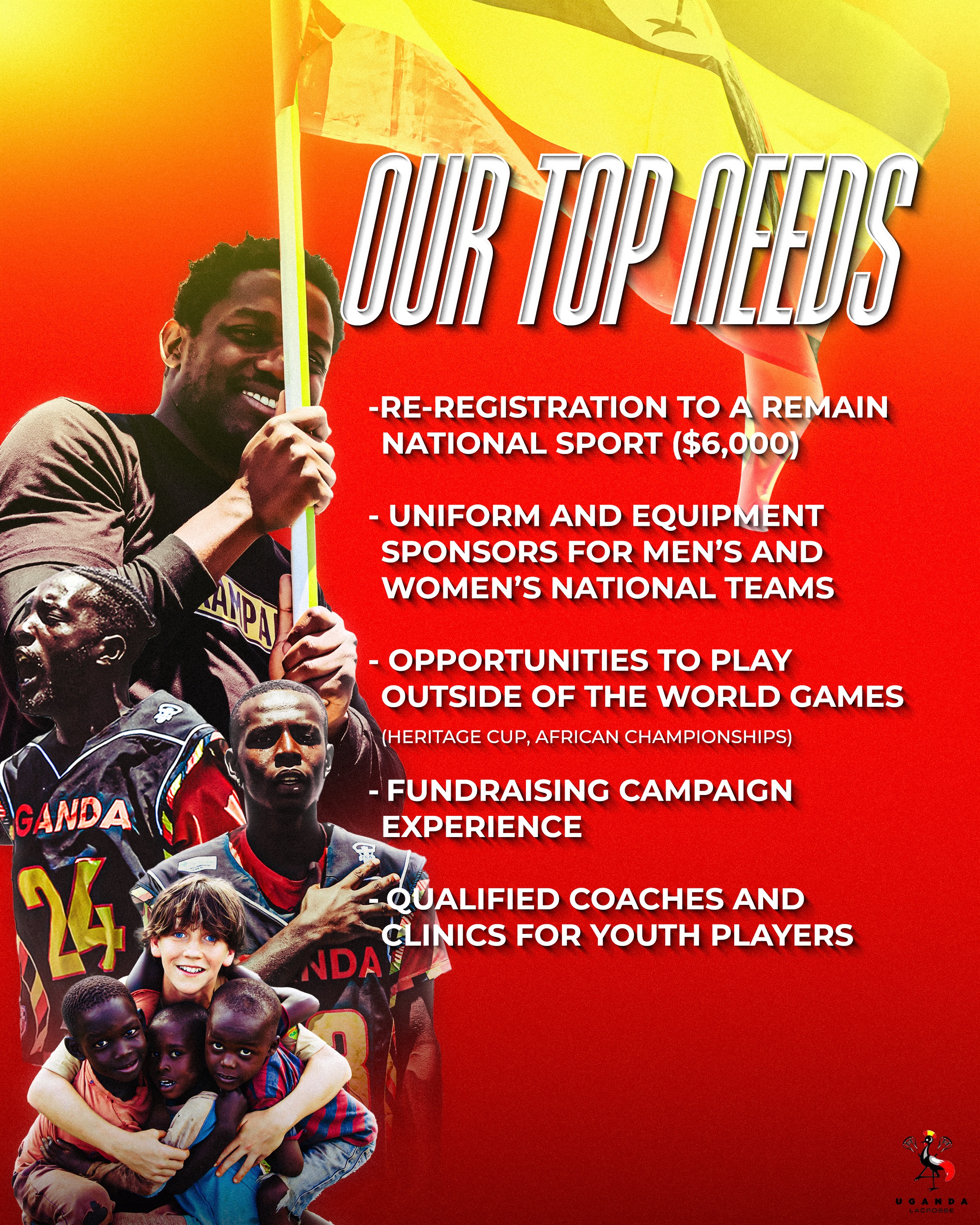 Uganda Lacrosse Needs Your Support campaign photo, 2 of 8