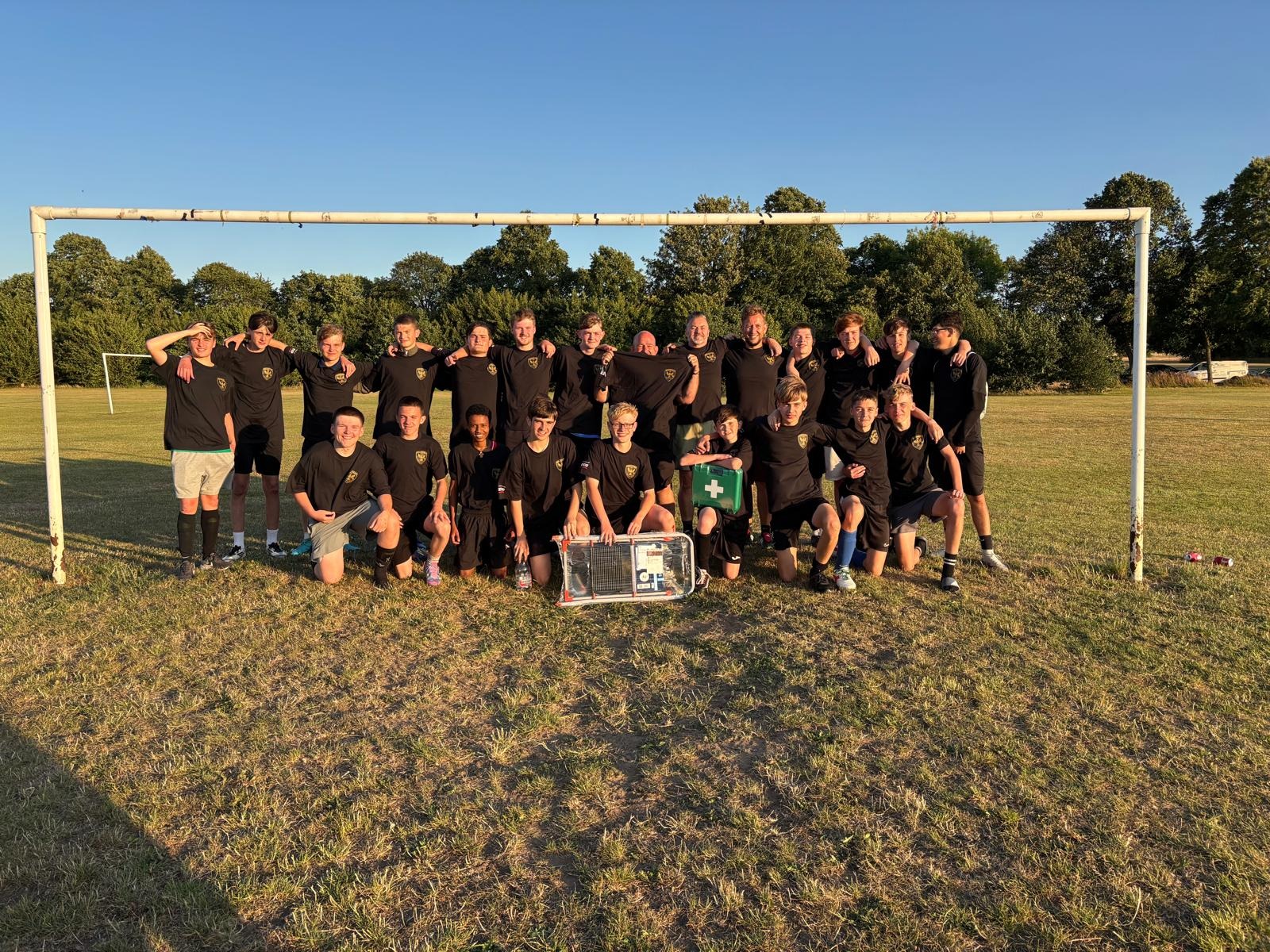 DUJFC U16's Sponsored Charity Lakeside Run. #itsoktotalk campaign photo, 4 of 5