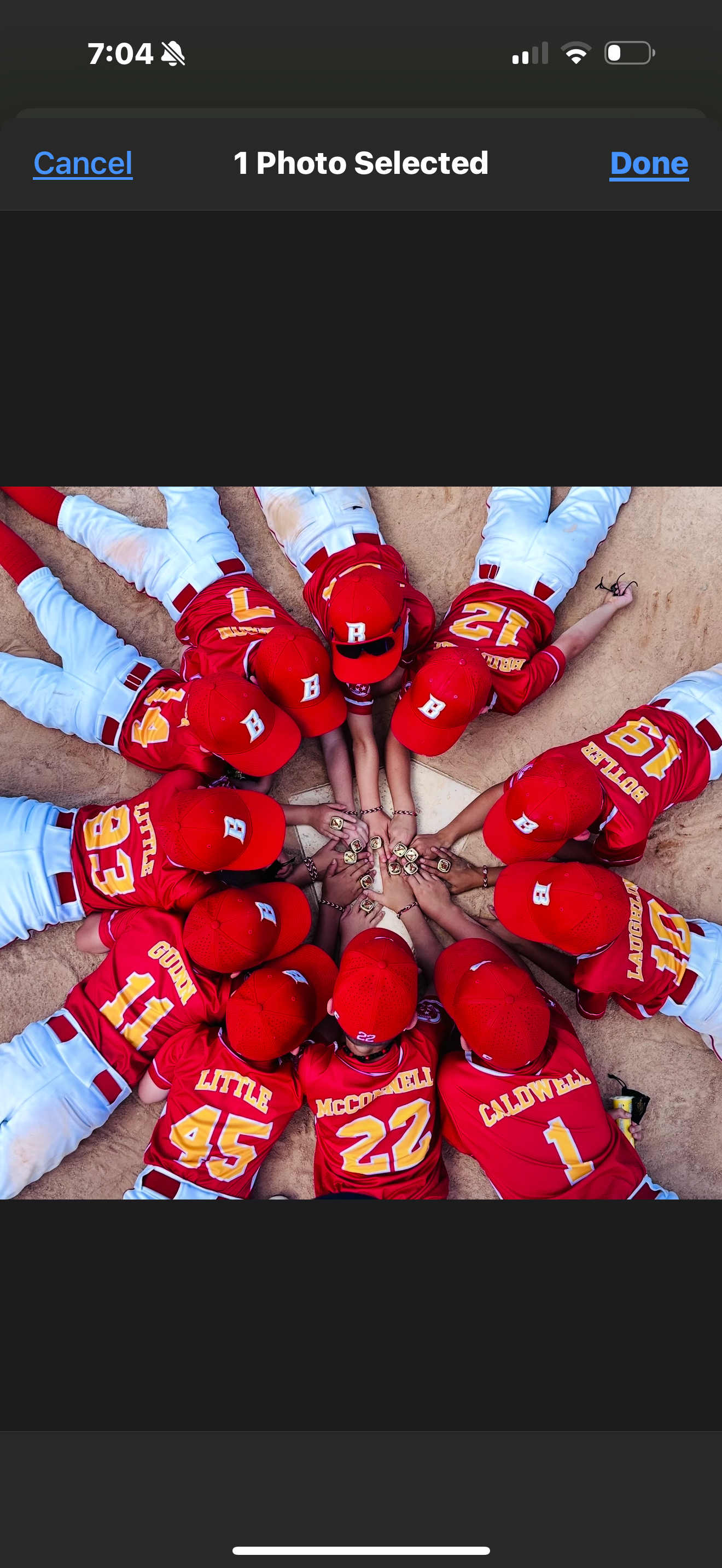 Back Our State Champ Braves Team campaign photo, 2 of 4