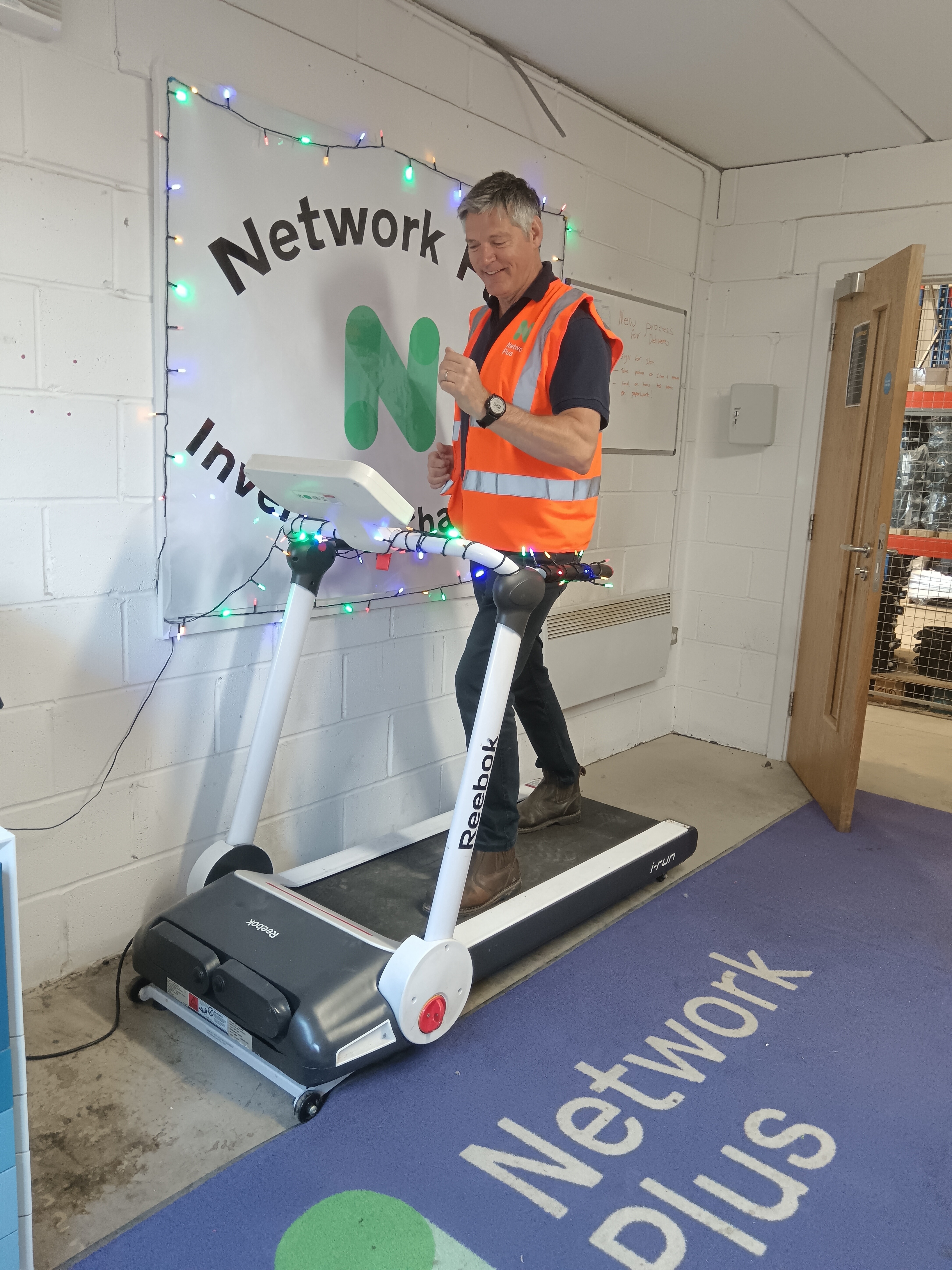 Network Plus - Inventory Charity Treadmill Walk campaign photo, 2 of 7