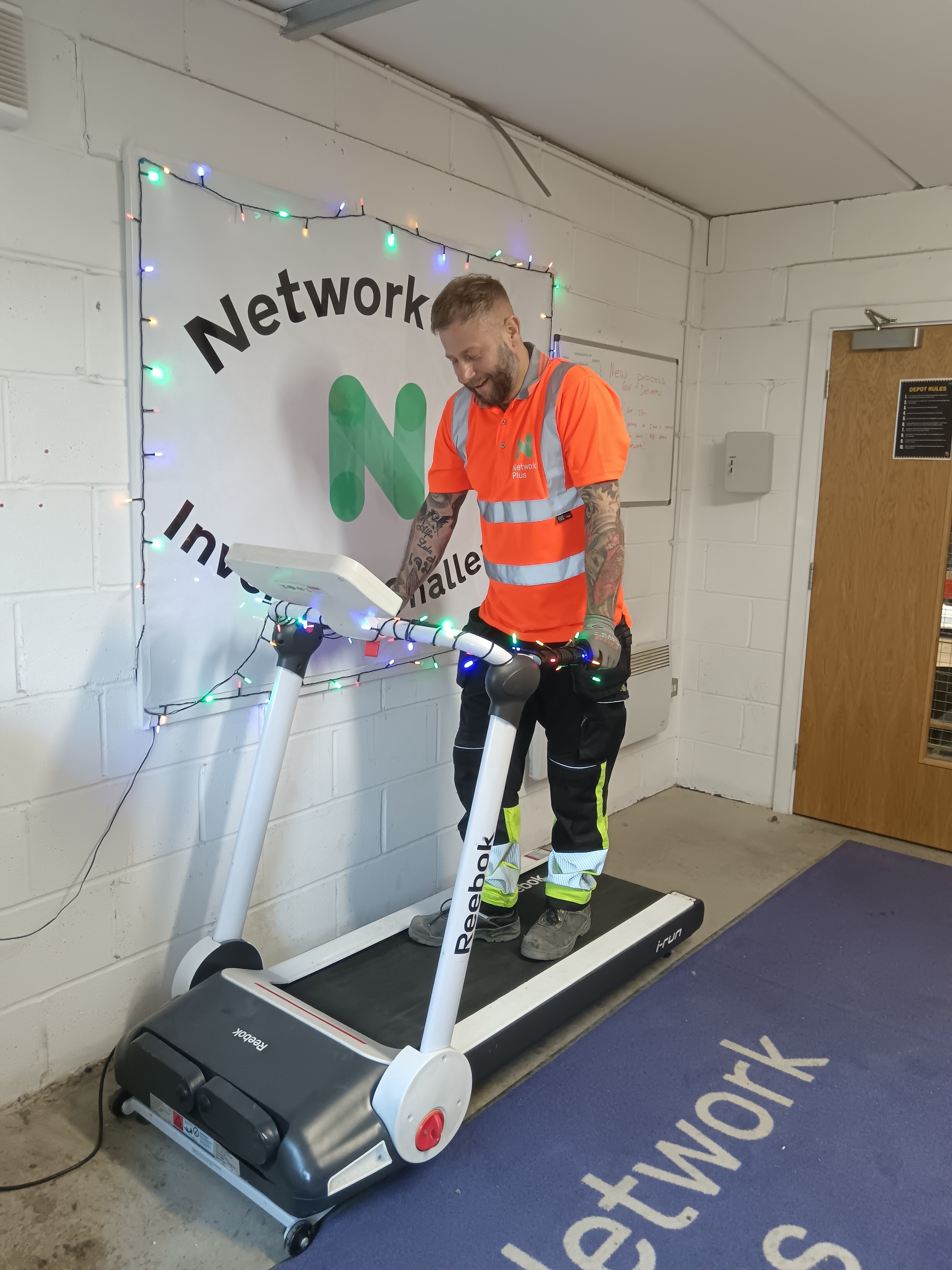 Network Plus - Inventory Charity Treadmill Walk campaign photo, 4 of 7