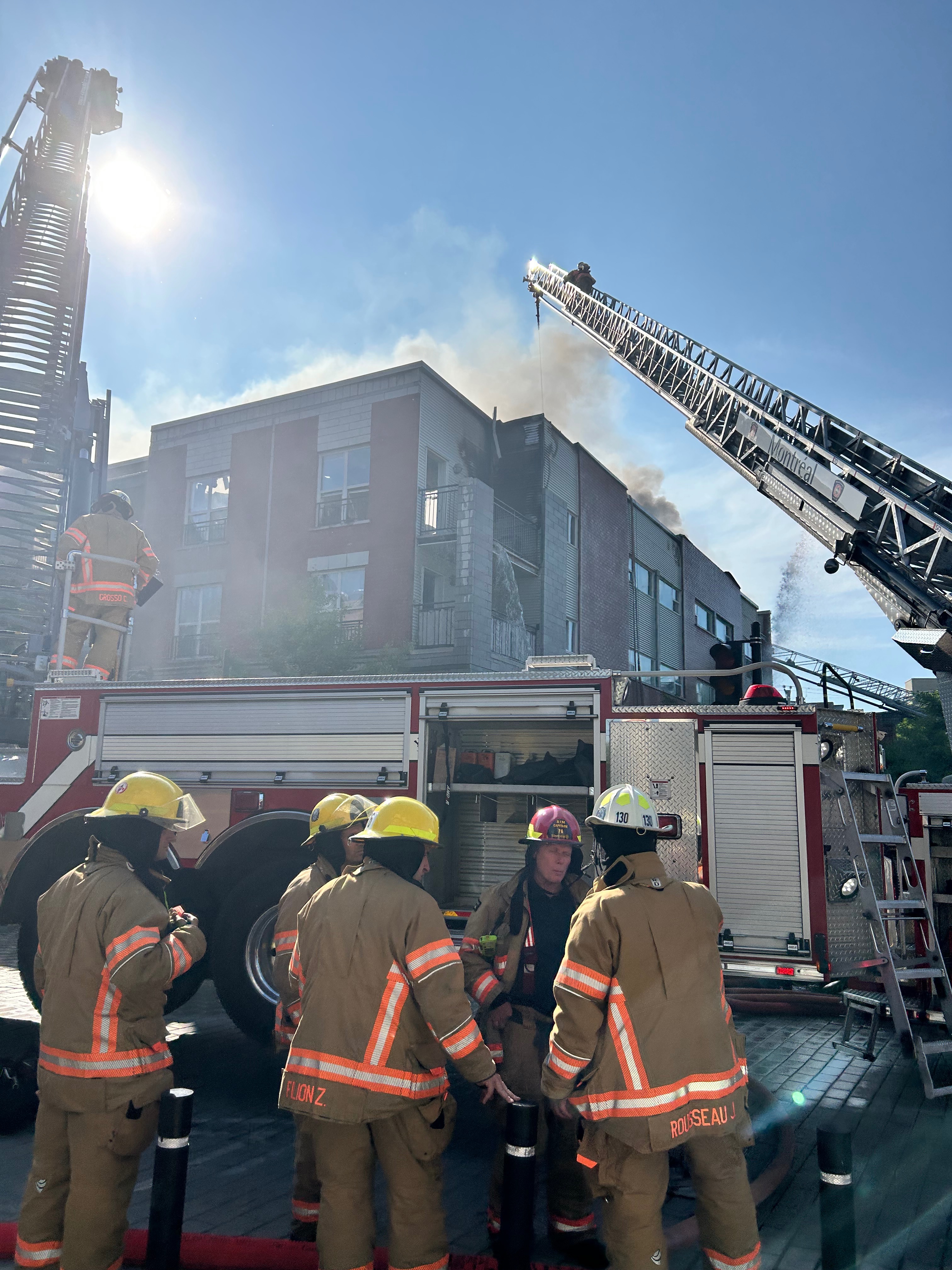 Apartment burned down campaign photo, 2 of 6