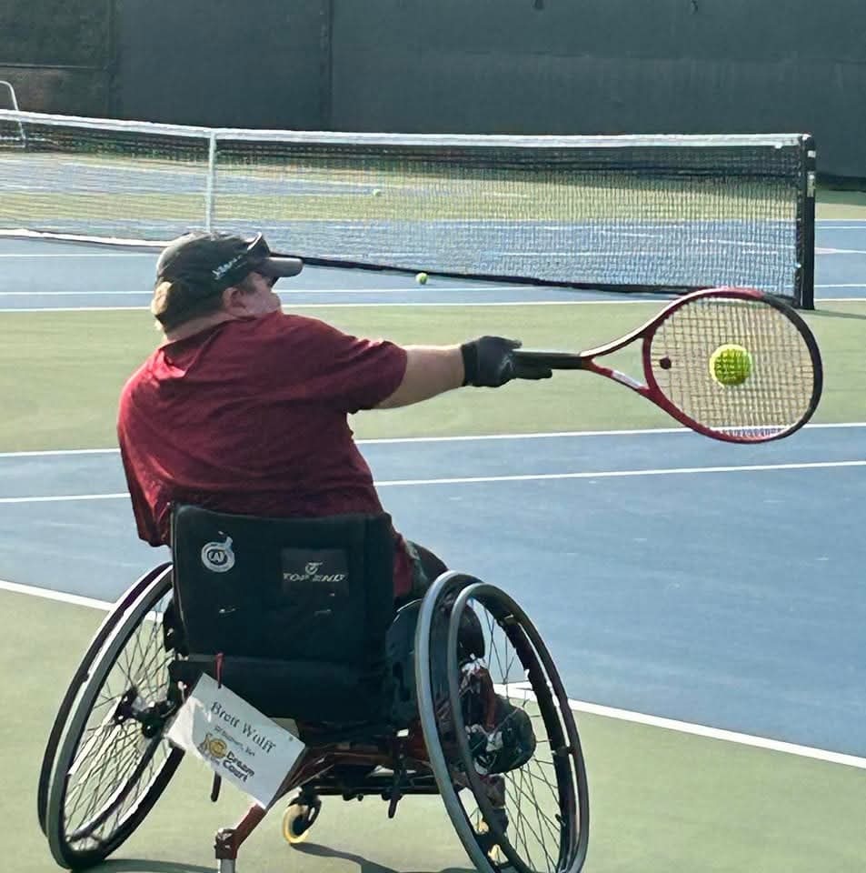 Help Brett Wolff Buy a New Tennis Wheelchair campaign photo, 2 of 4