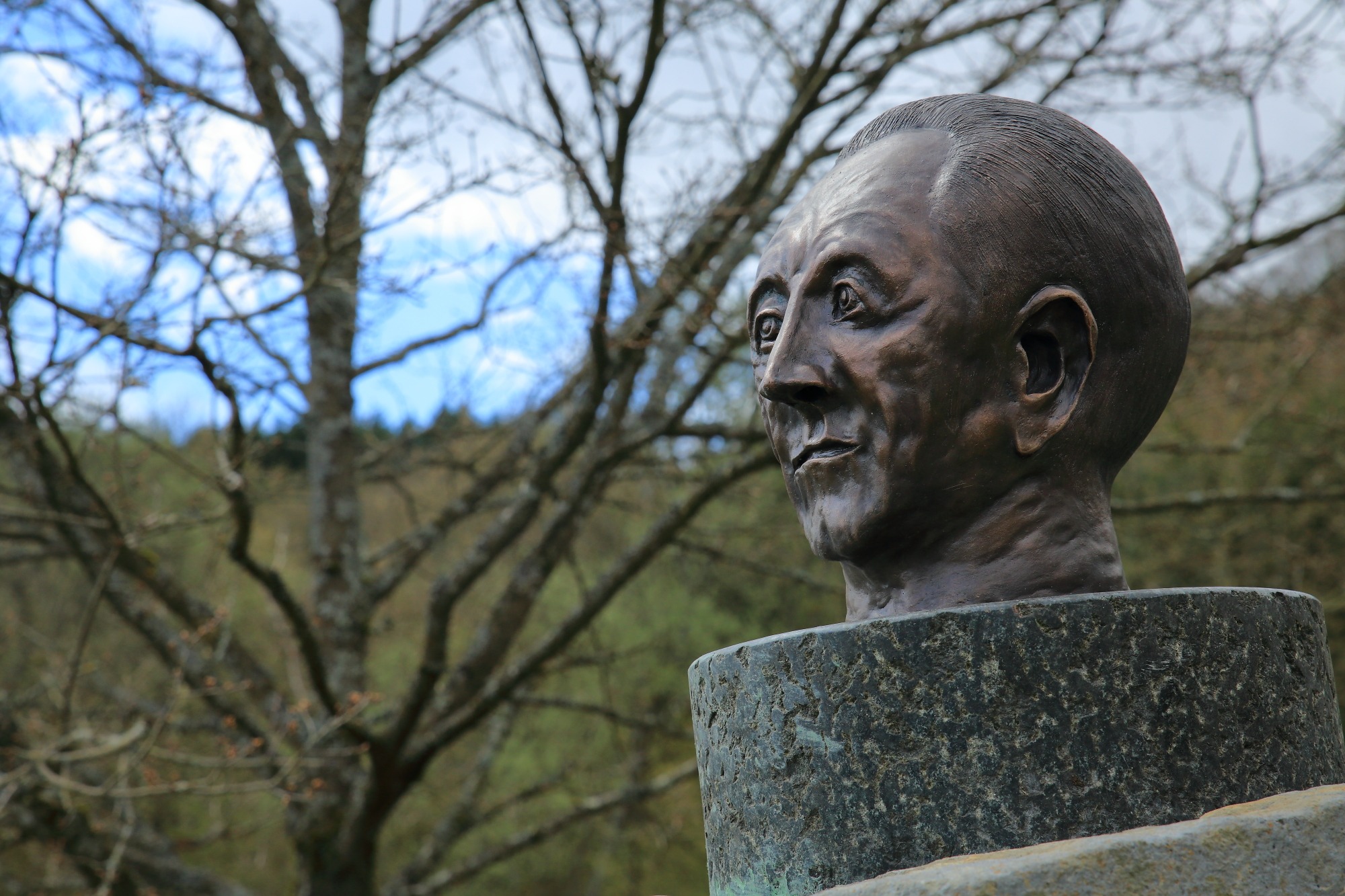 Neuer Kopf für das Erwin-Piscator-Denkmal in Ulm campaign photo, 2 of 8