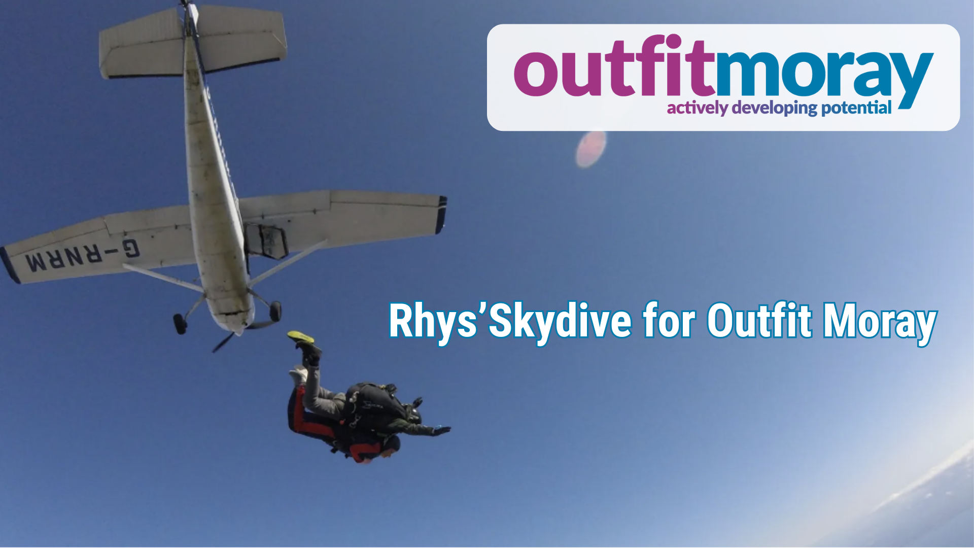 Rhys' Sky Dive for Outfit Moray campaign photo, 4 of 6