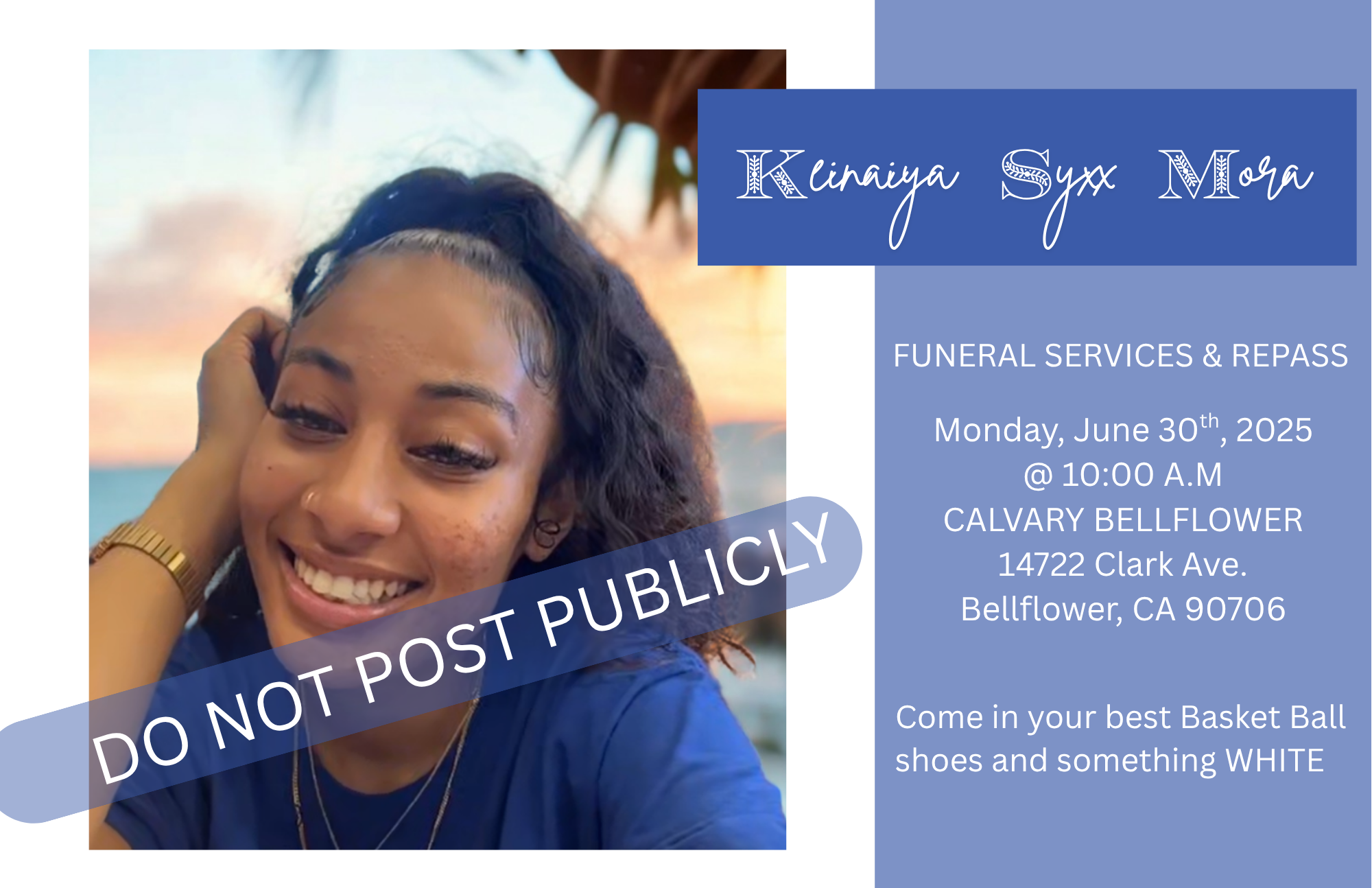  Honoring the Life of Keinaiya Syxx Mora campaign photo, 4 of 5