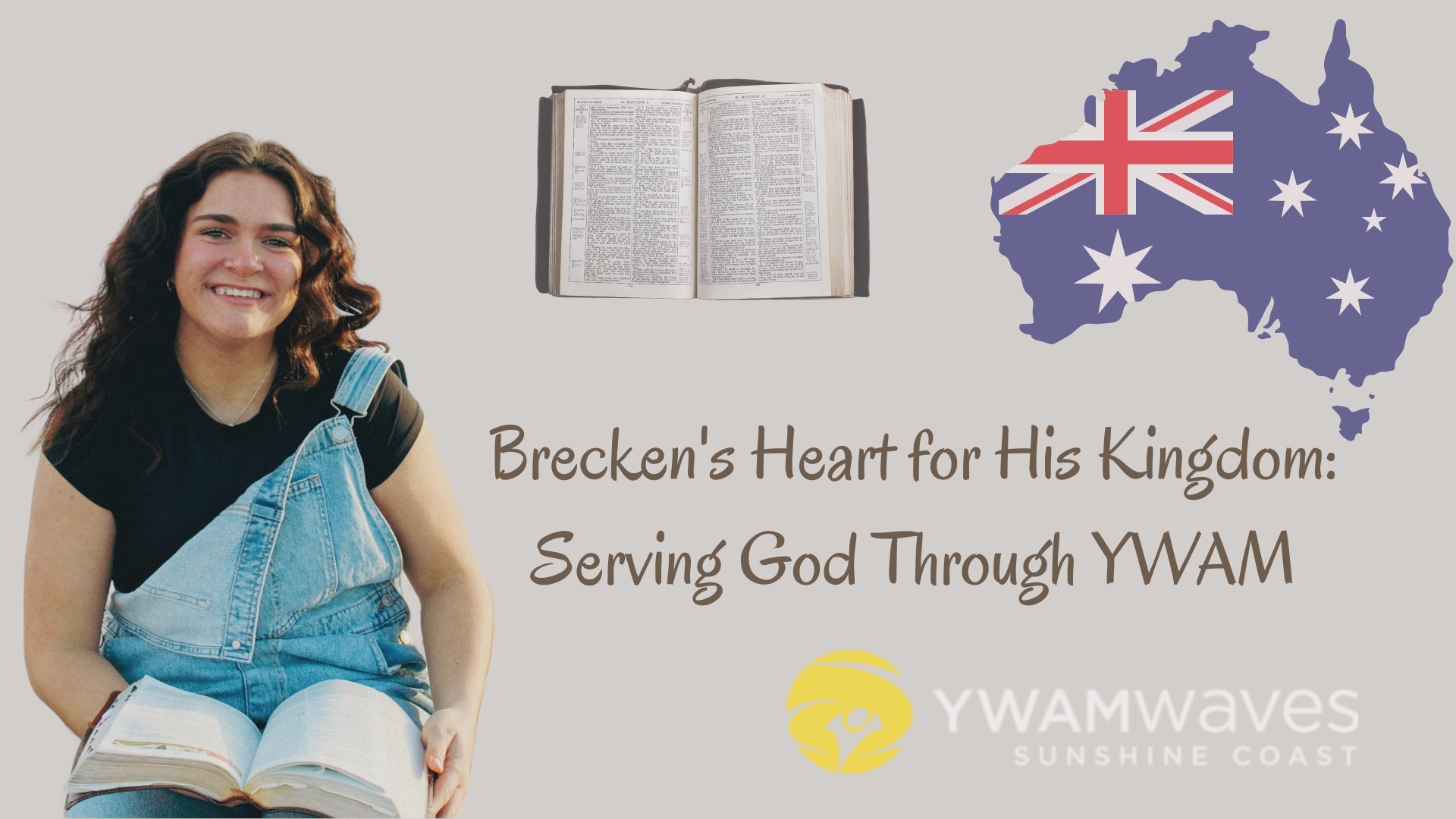 Send Brecken to Australia with YWAM to serve God's Kingdom campaign photo, 2 of 4