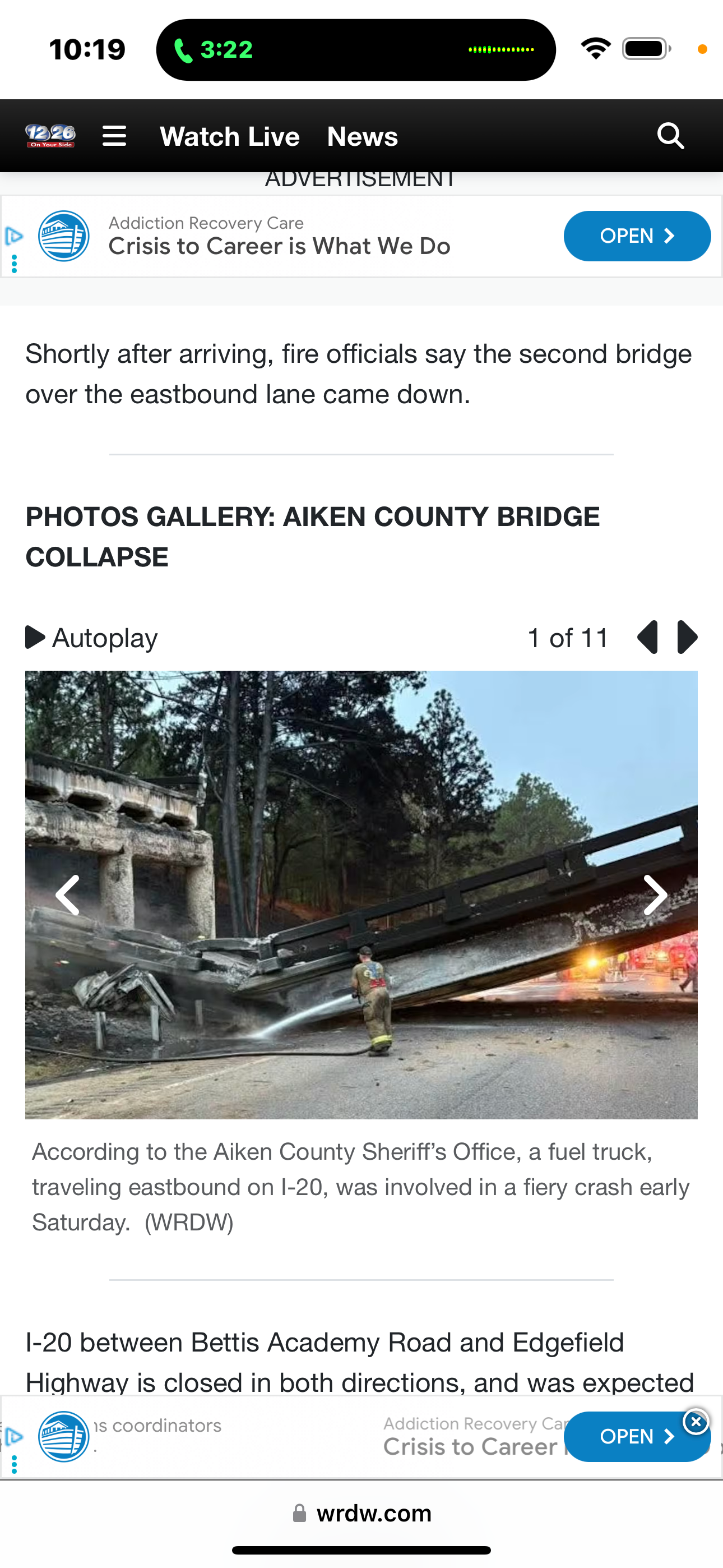 Help Fuel Tanker Driver Recover after Fiery I-20 Explosion campaign photo, 2 of 6