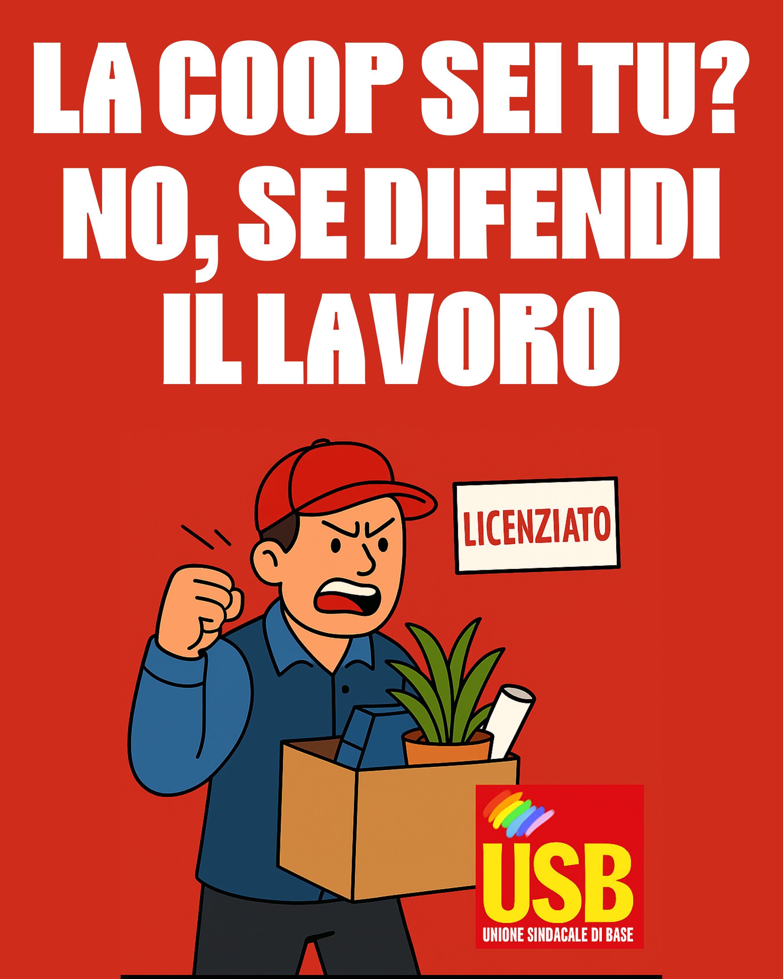 Sosteniamo Claudio, sindacalista USB licenziato da UnicoopFI campaign photo, 2 of 6