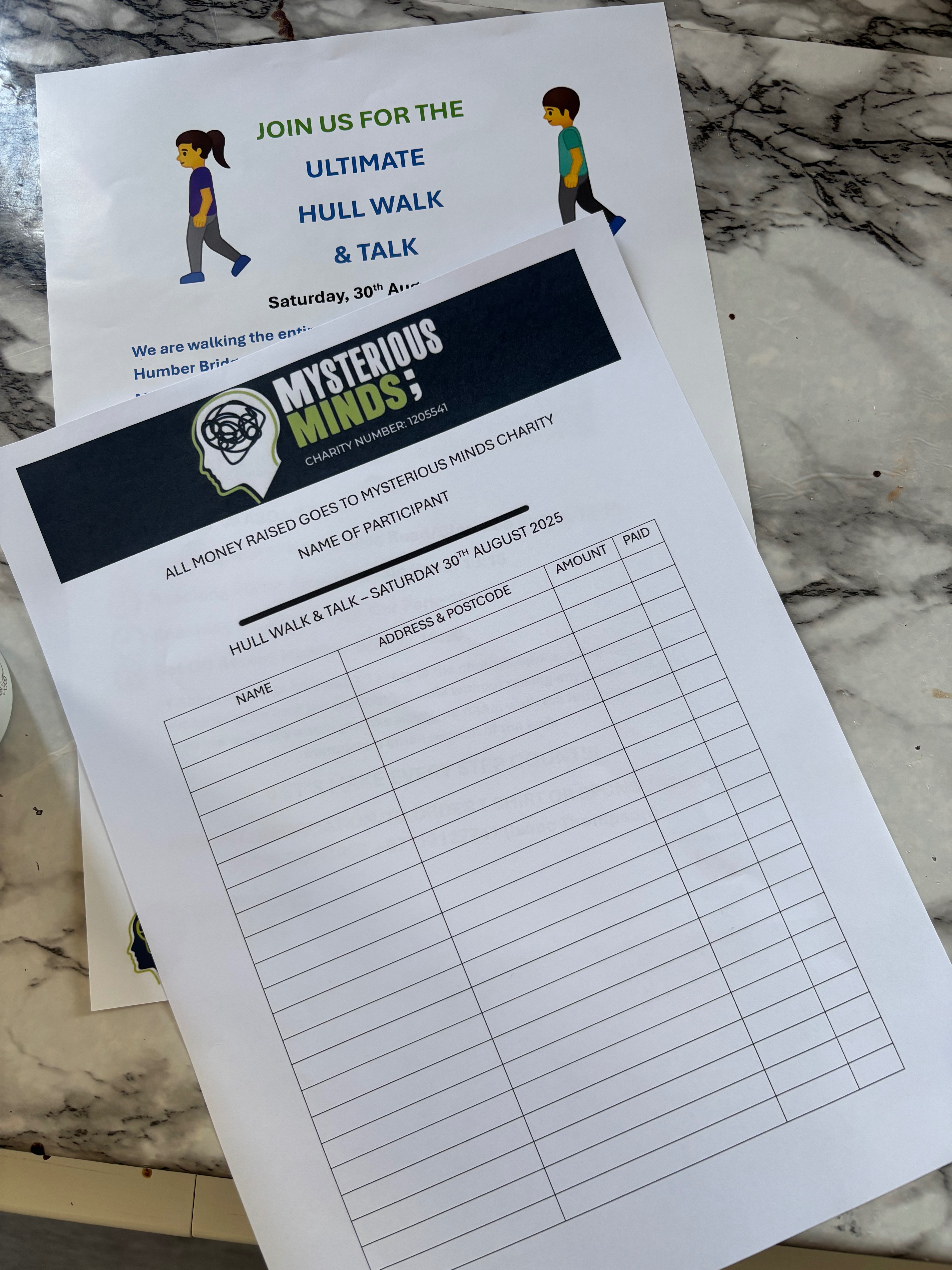 Hull walk and talk , suicide prevention campaign photo, 2 of 4