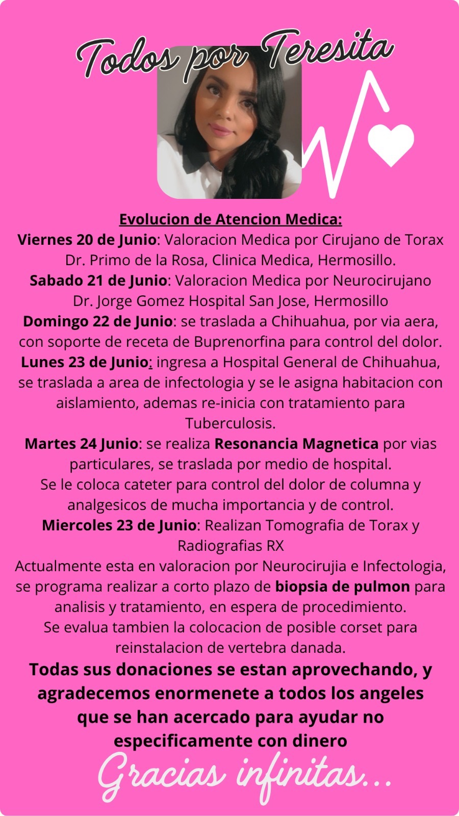 Apoyo para Cirugía de Tórax y Columna campaign photo, 5 of 8