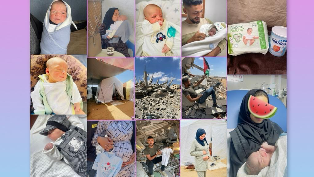 Help new parents Noor and Anas feed their baby in Gaza