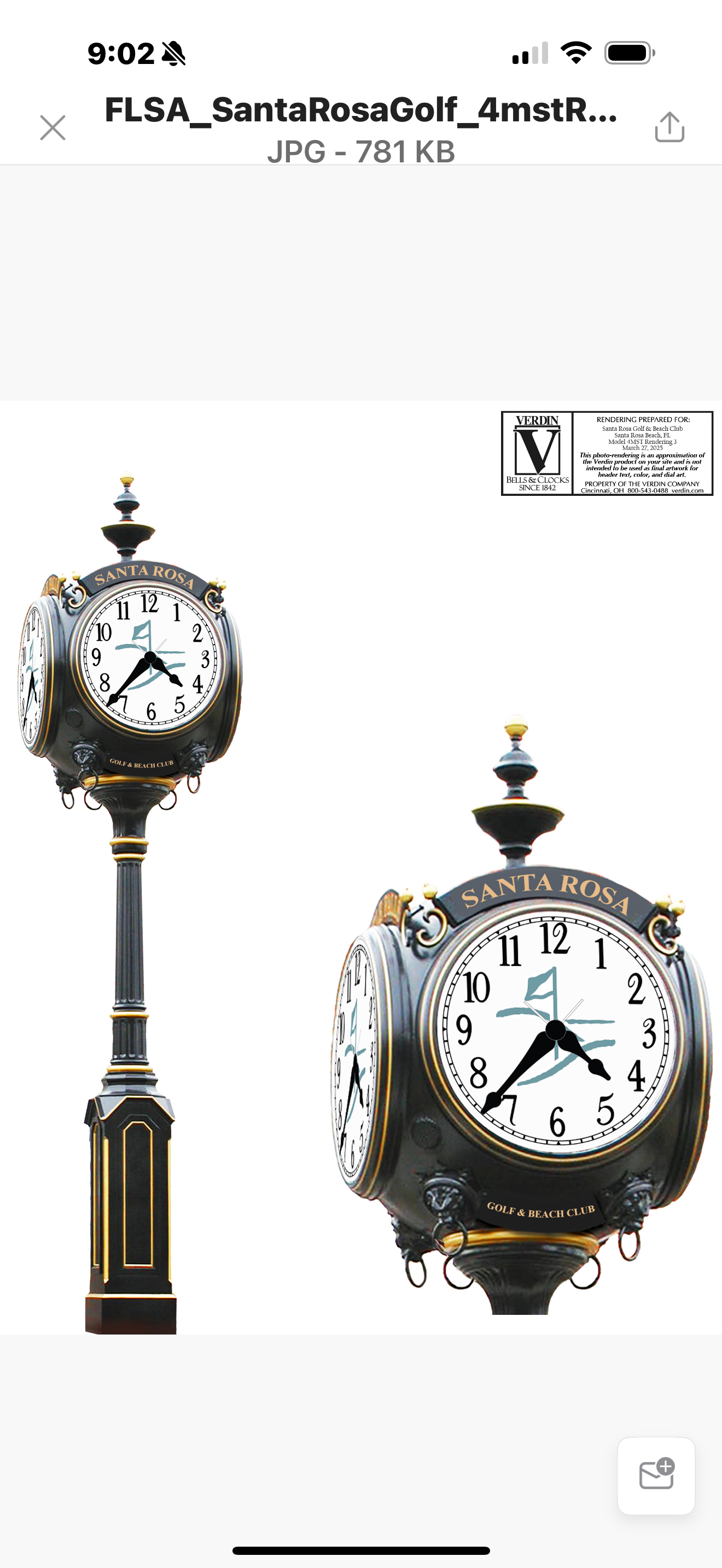 Help Fund Our Club's Custom Verdin Clock campaign photo, 5 of 7
