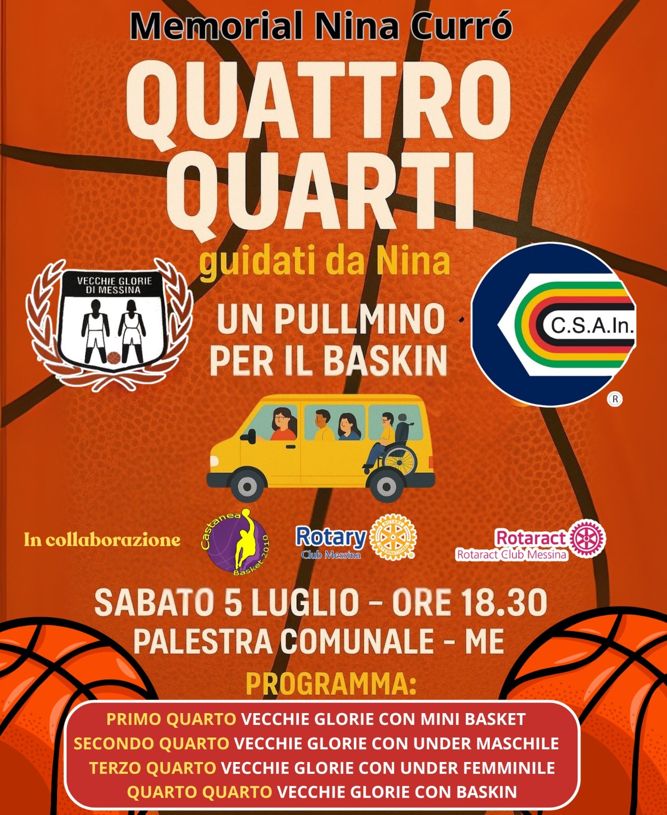 Un pullmino per il Basket Inclusivo-guidati da Nina Currò campaign photo, 2 of 4