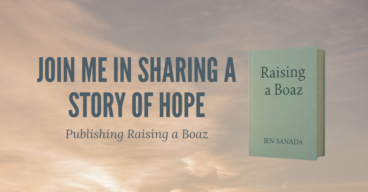 Help Publish Raising a Boaz by Jen Sanada campaign photo, 2 of 4