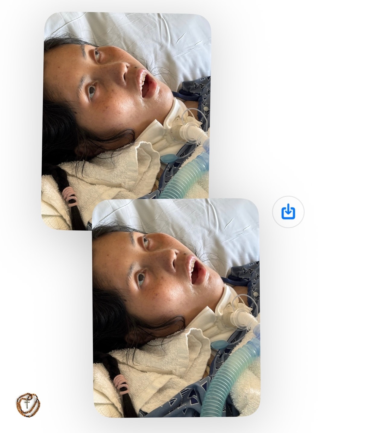 Stand with Us: Daughter's 14-Month ICU Fight and young son. campaign photo, 2 of 4