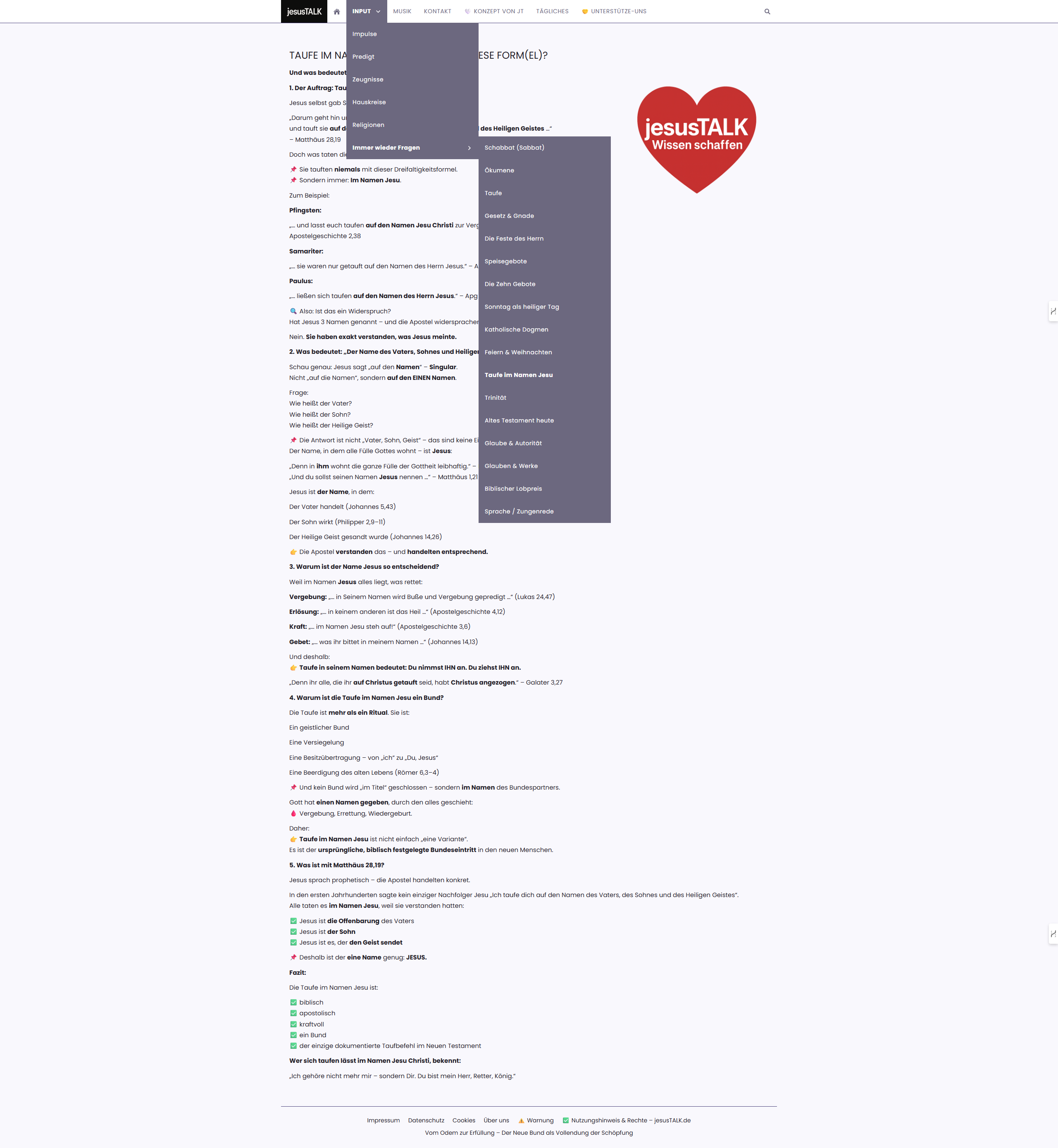 Kampagnen-Foto für jesusTALK – Wahrheit, Freiheit & Heilung im Namen Jesu, 6 von 8