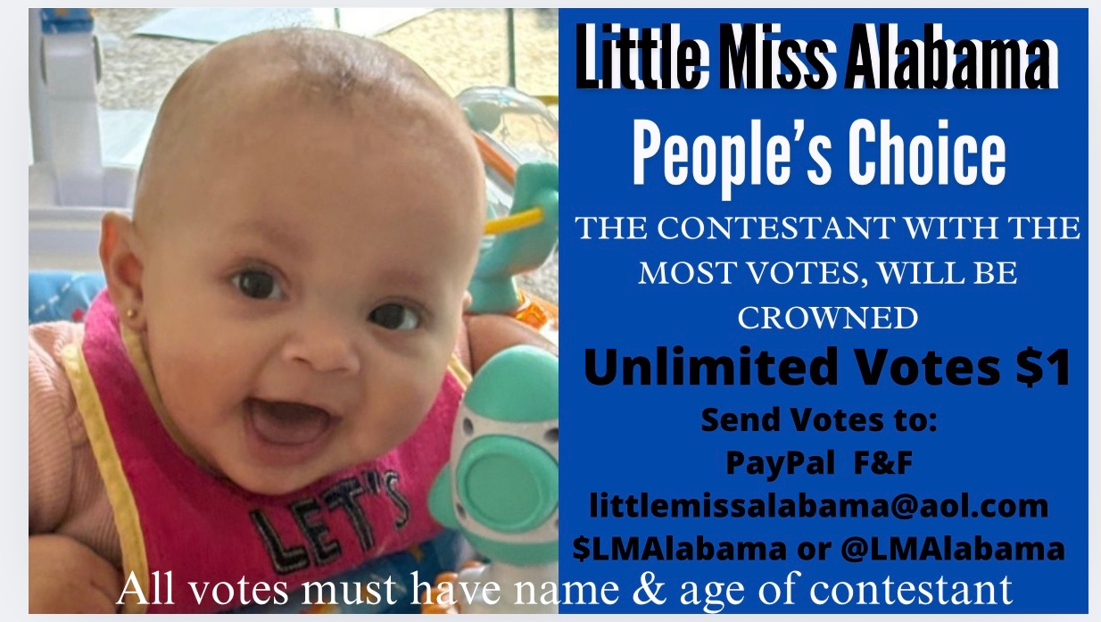 Support Baby's Journey in Little Miss Alabama photo