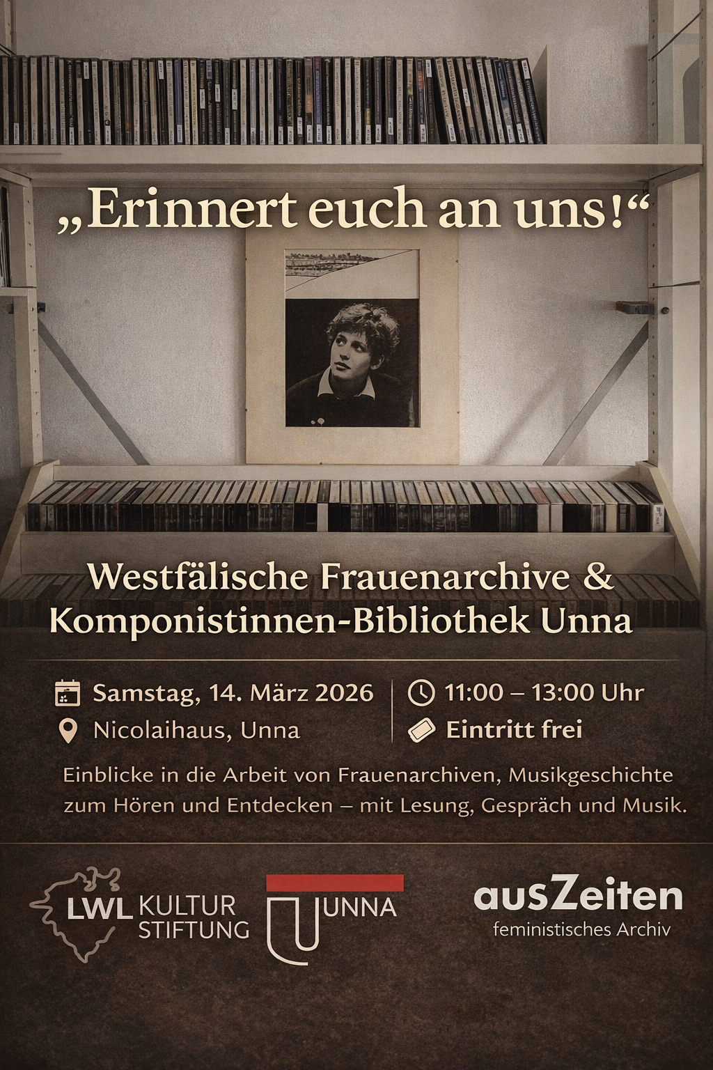 Kampagnen-Foto für Jubiläums-Projekt: Archive der Frauenbewegung in Westfalen, 5 von 8