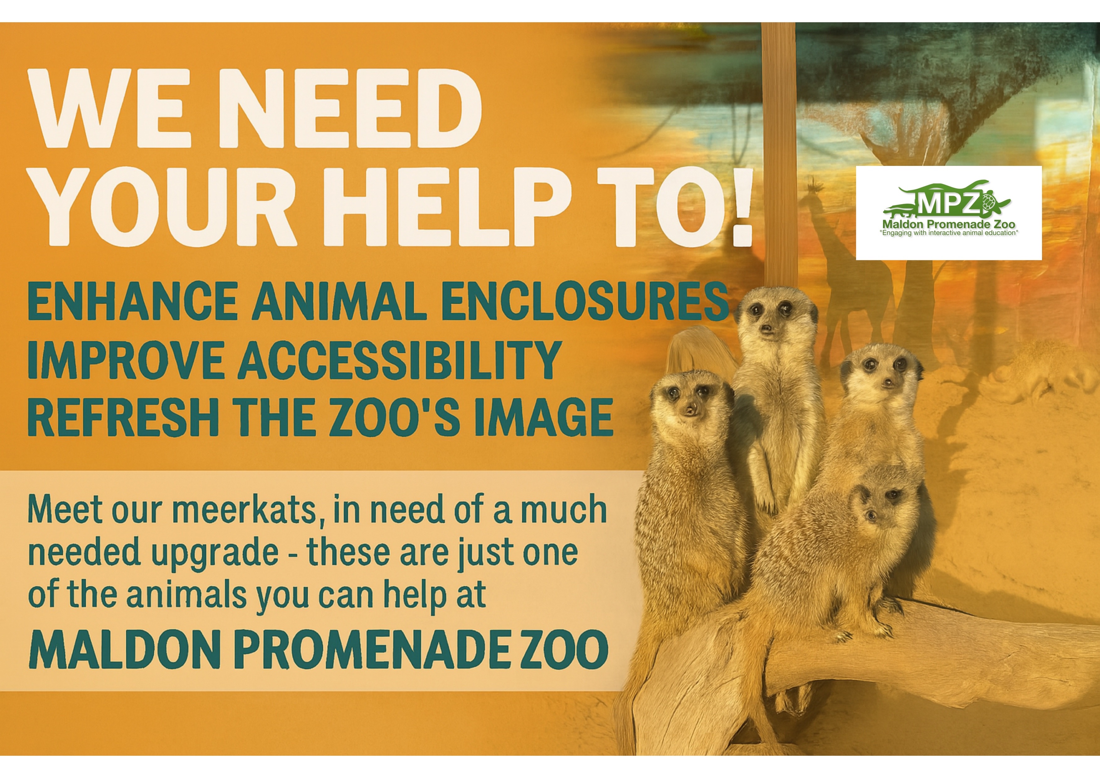 Together We Can Build a Brighter Future for Maldon Zoo campaign photo, 2 of 4