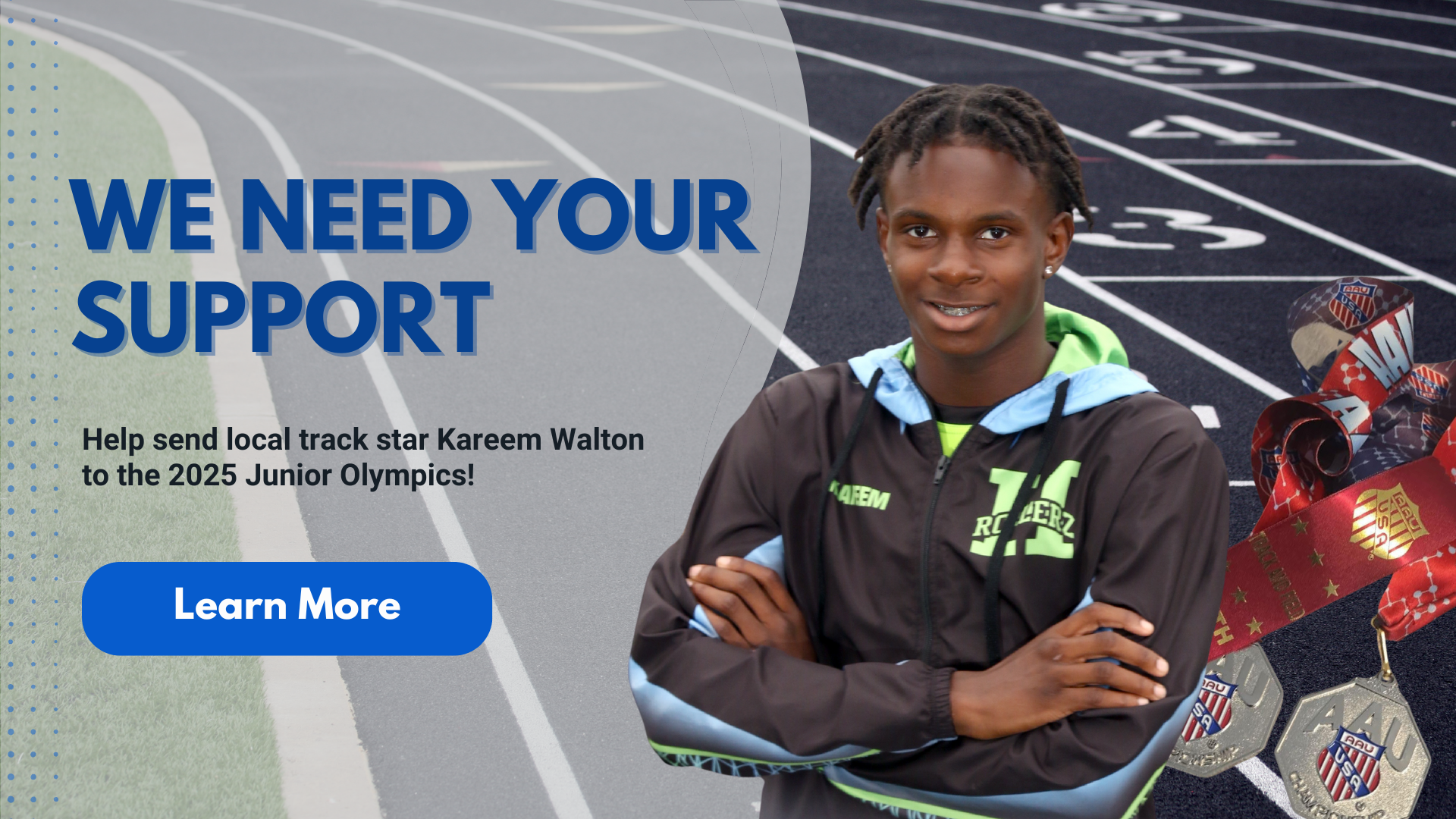 Support Kareem's Quest to the 2025 Junior Olympics! campaign photo, 2 of 4