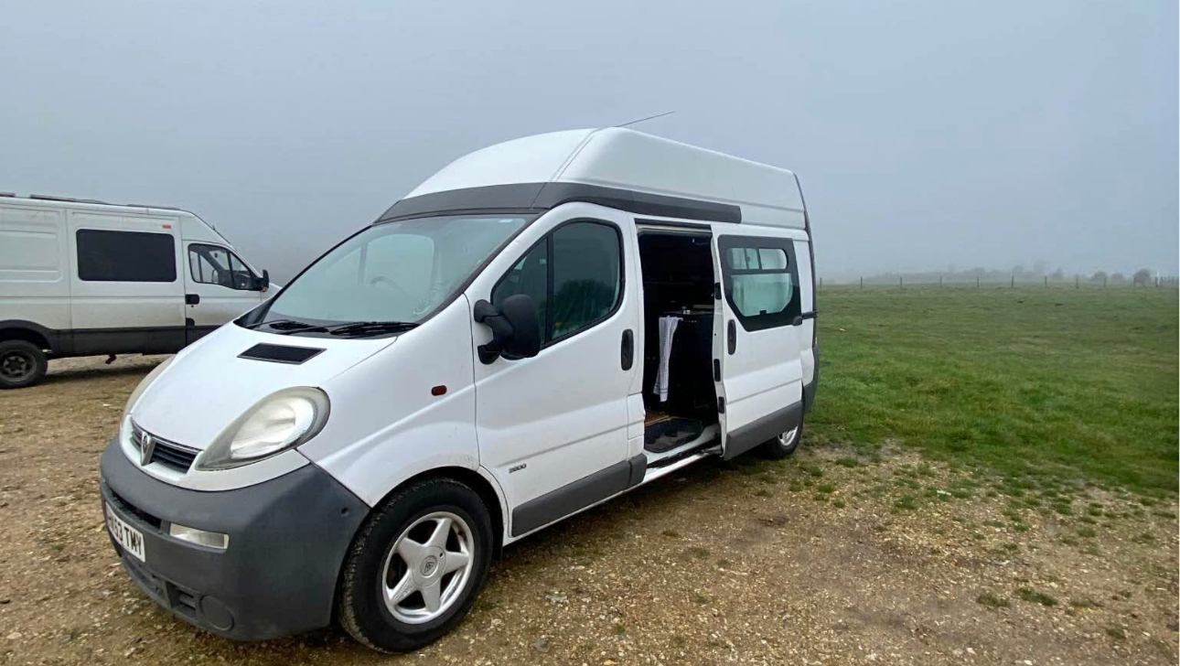 Living in a car trying to build for a Van home photo