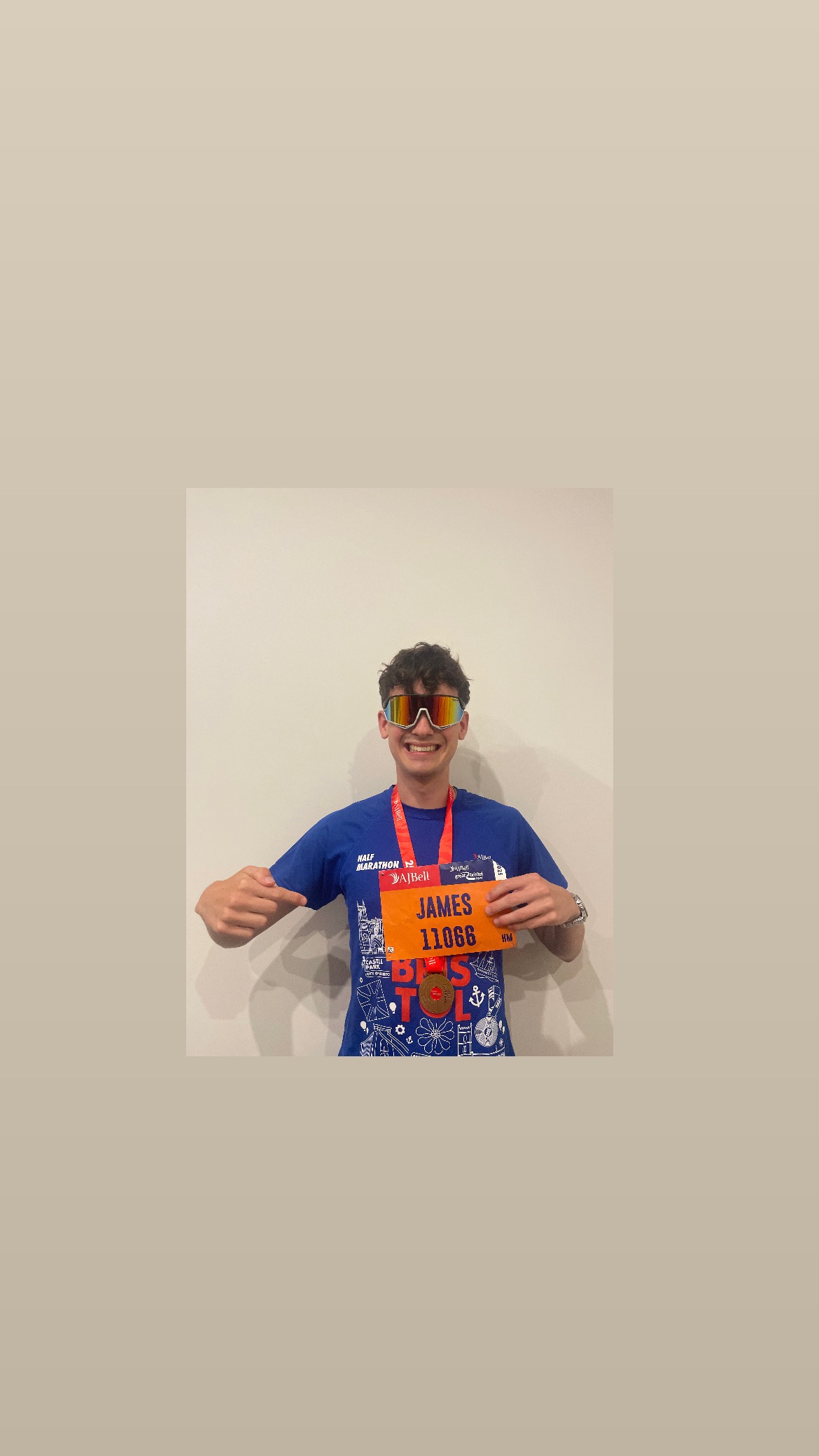 James' Cape Town Marathon 2025 campaign photo, 2 of 4
