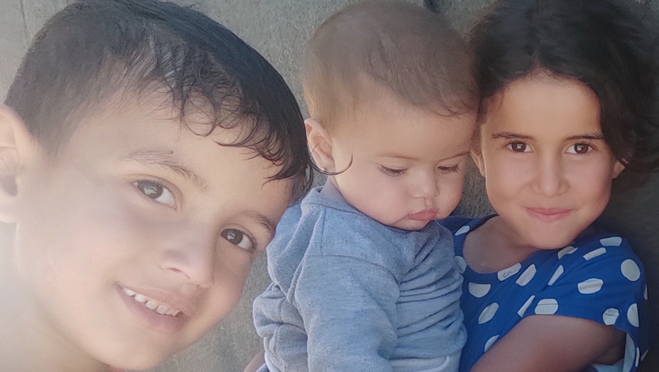 Gaza desperately needs your help: Donate now. Hungry childre photo