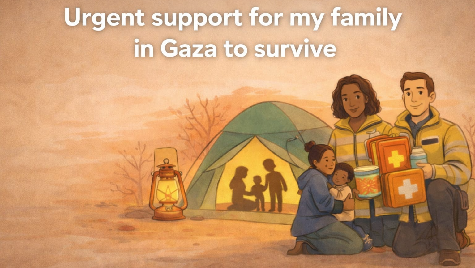 Urgent support for my family in Gaza to survive