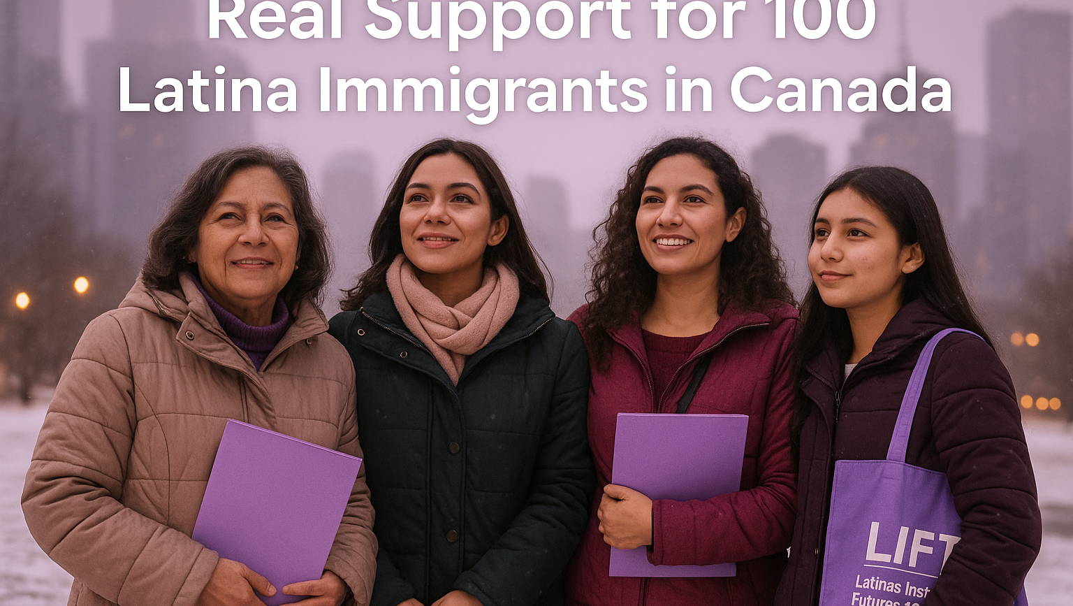 Real Support for 100 Latina Women Starting Over in Canada. pinned link photo