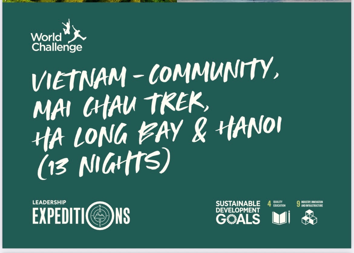 Hallie’s World Challenge tour to Vietnam 2027 campaign photo, 2 of 6