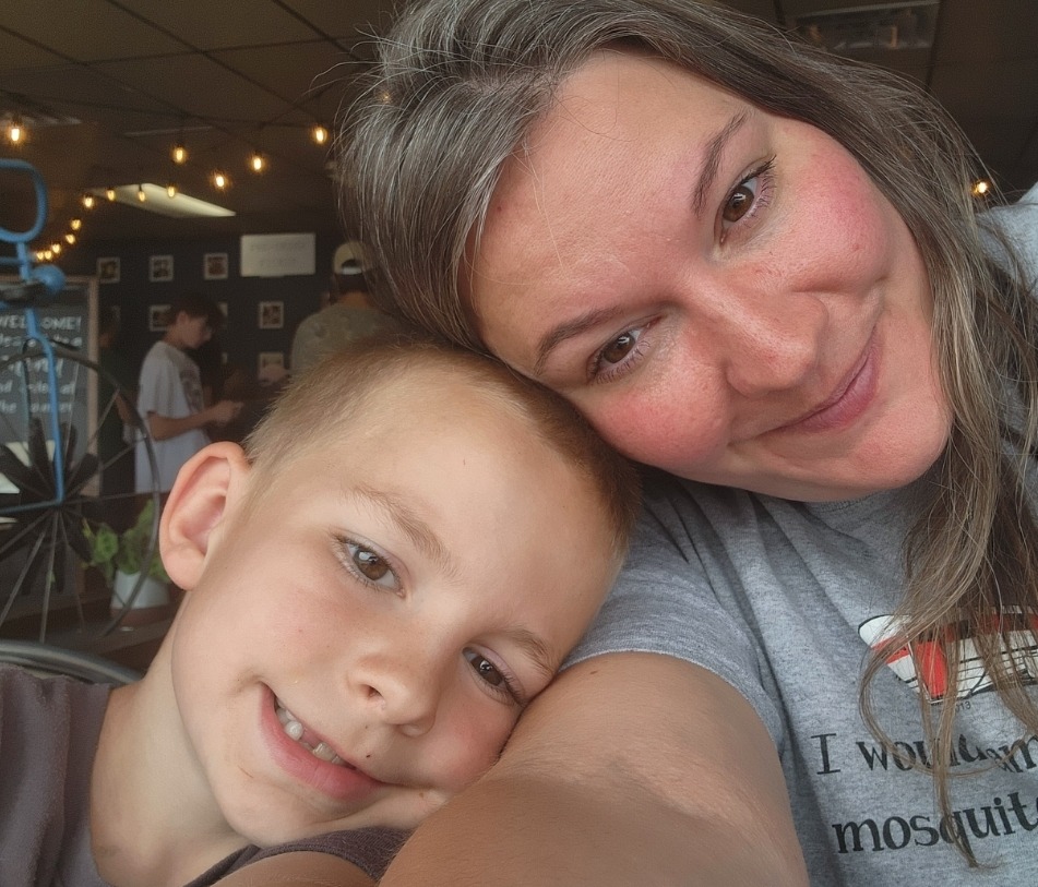 Mom and son facing medical issues. campaign photo, 2 of 4