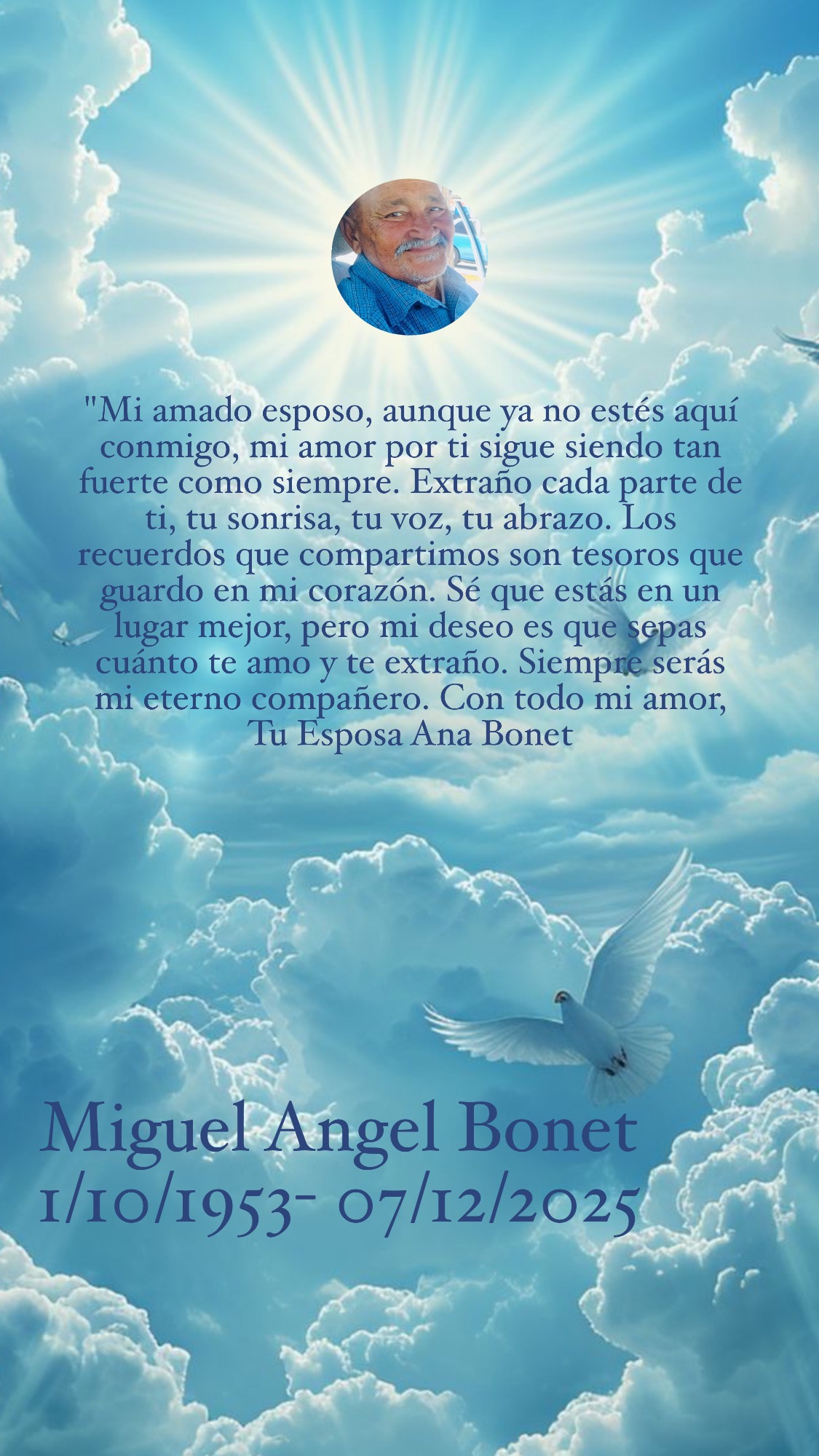 Miguel Angel Bonet campaign photo, 2 of 7