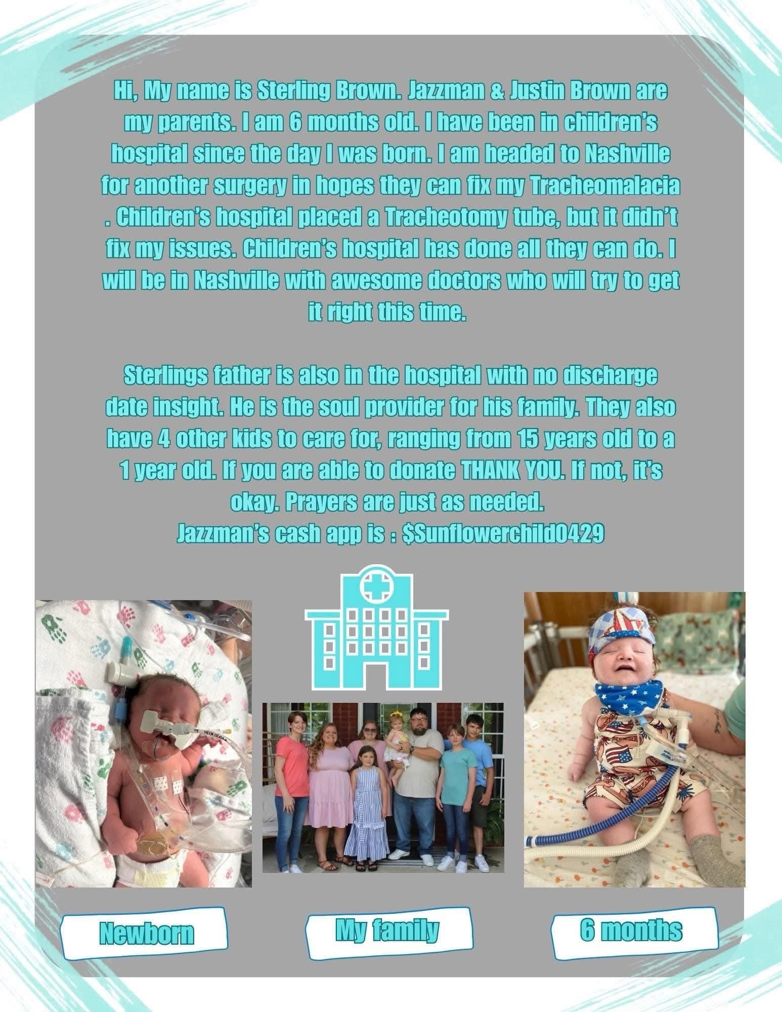 Help support Baby Sterling and family on this Journey !! campaign photo, 4 of 6