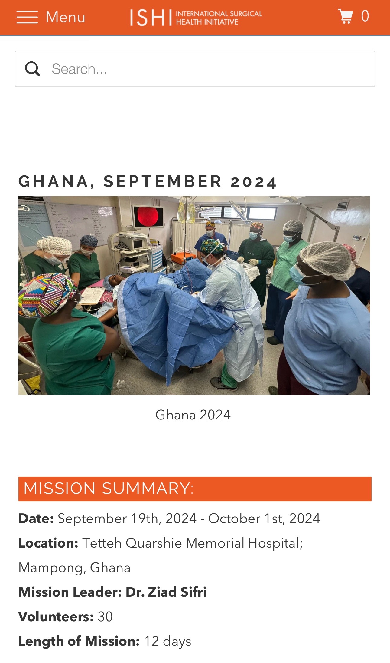 Healing Hearts: Support Ishi’s Mission to Ghana campaign photo, 2 of 4