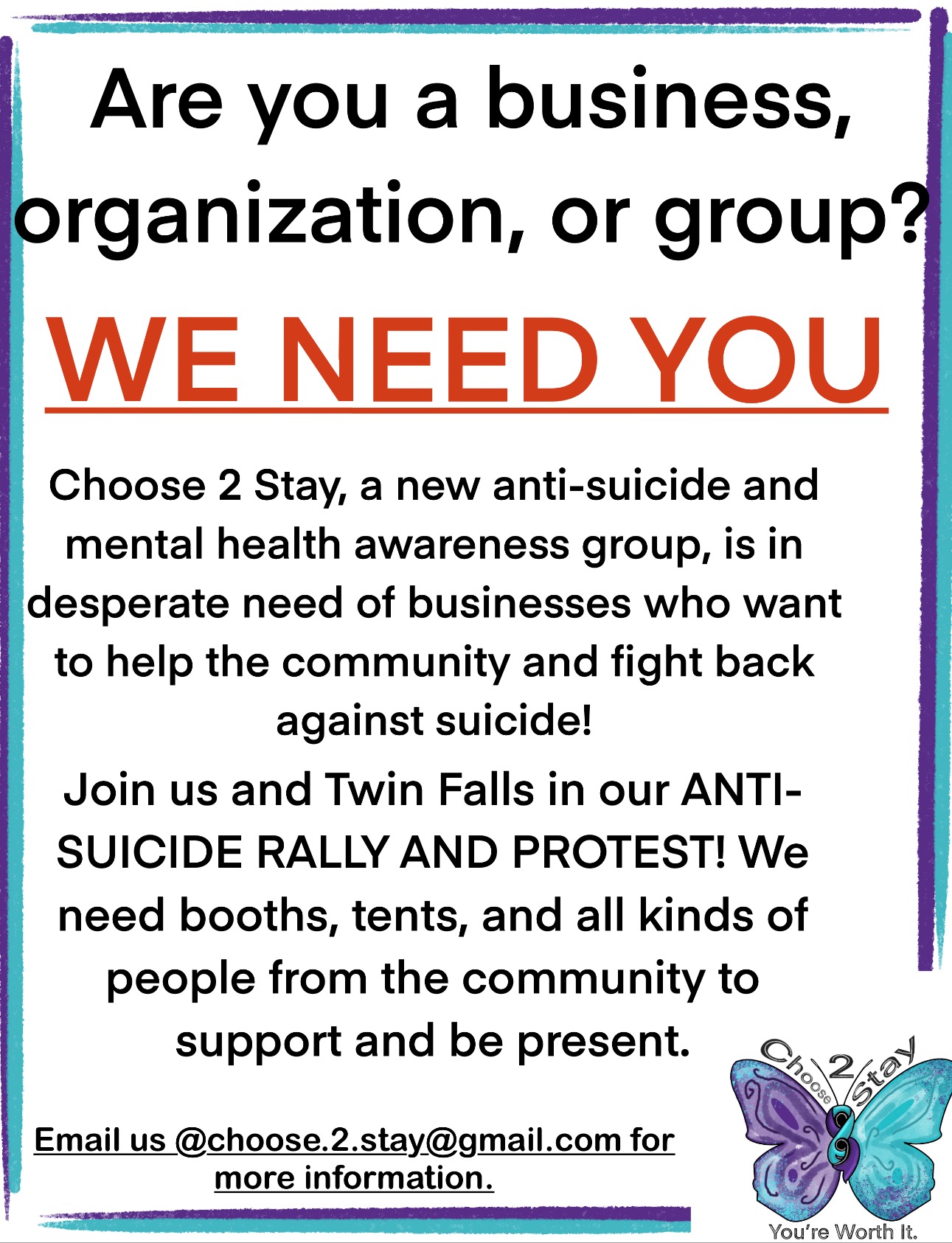 Stand Against Suicide: Join Our Cause and Choose to Stay campaign photo, 4 of 6