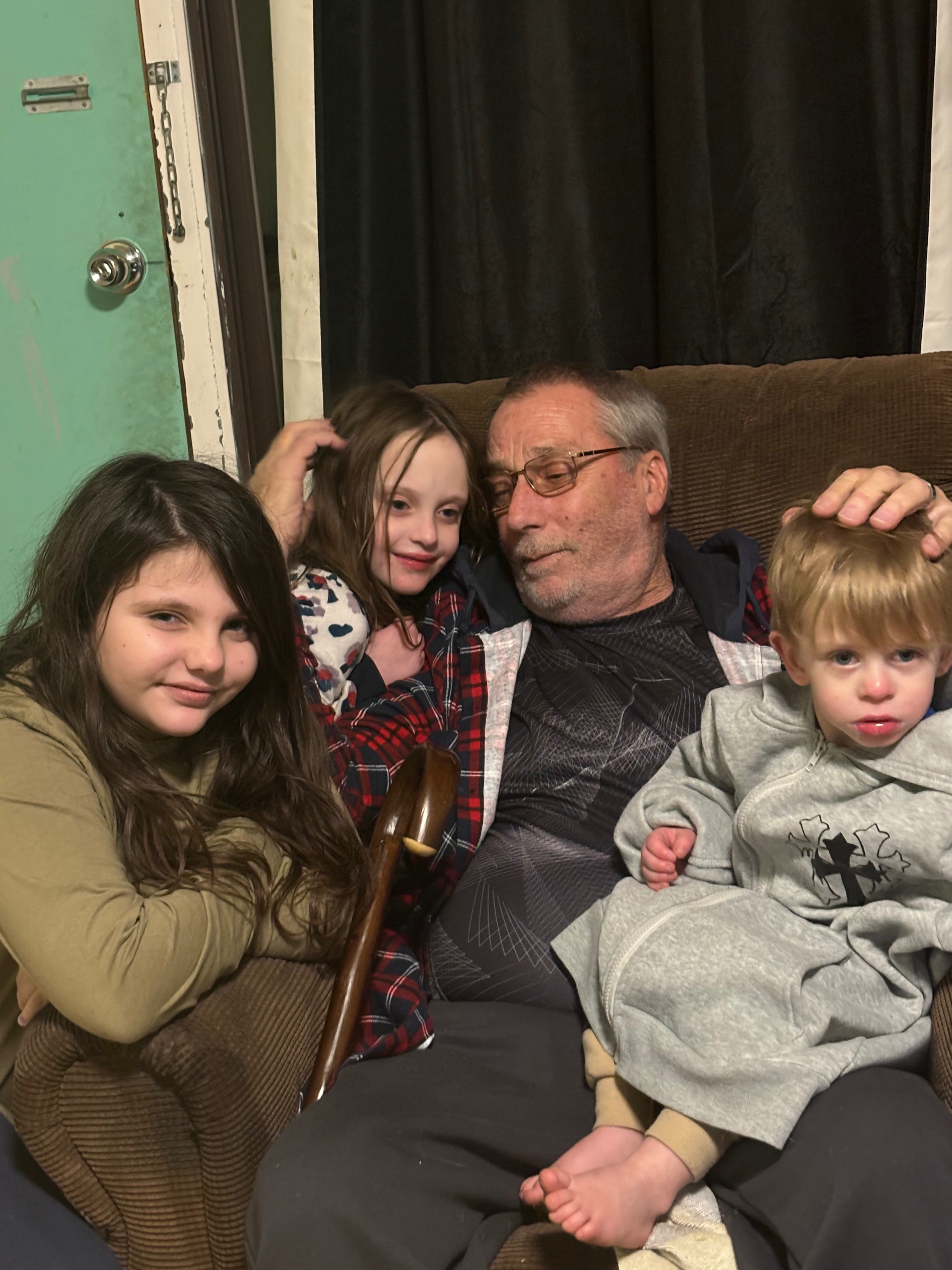 Pop has been diagnosed with stage 4 brain and lung cancer campaign photo, 2 of 4