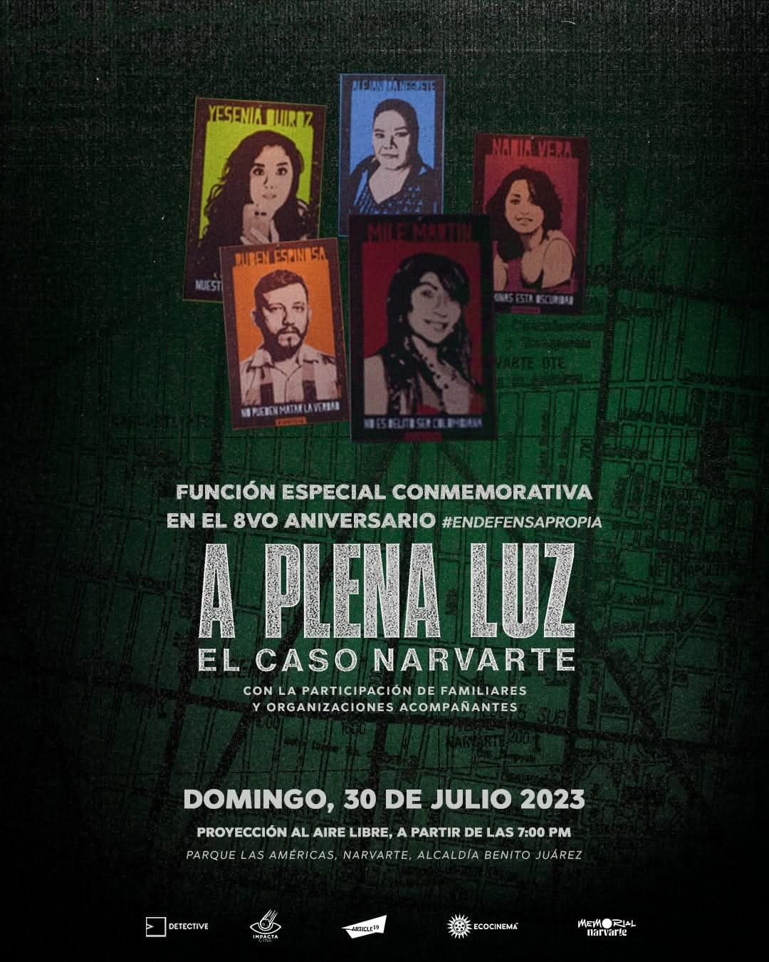 10°Aniversario Sin Verdad Ni Justicia CASO NARVARTE campaign photo, 2 of 6