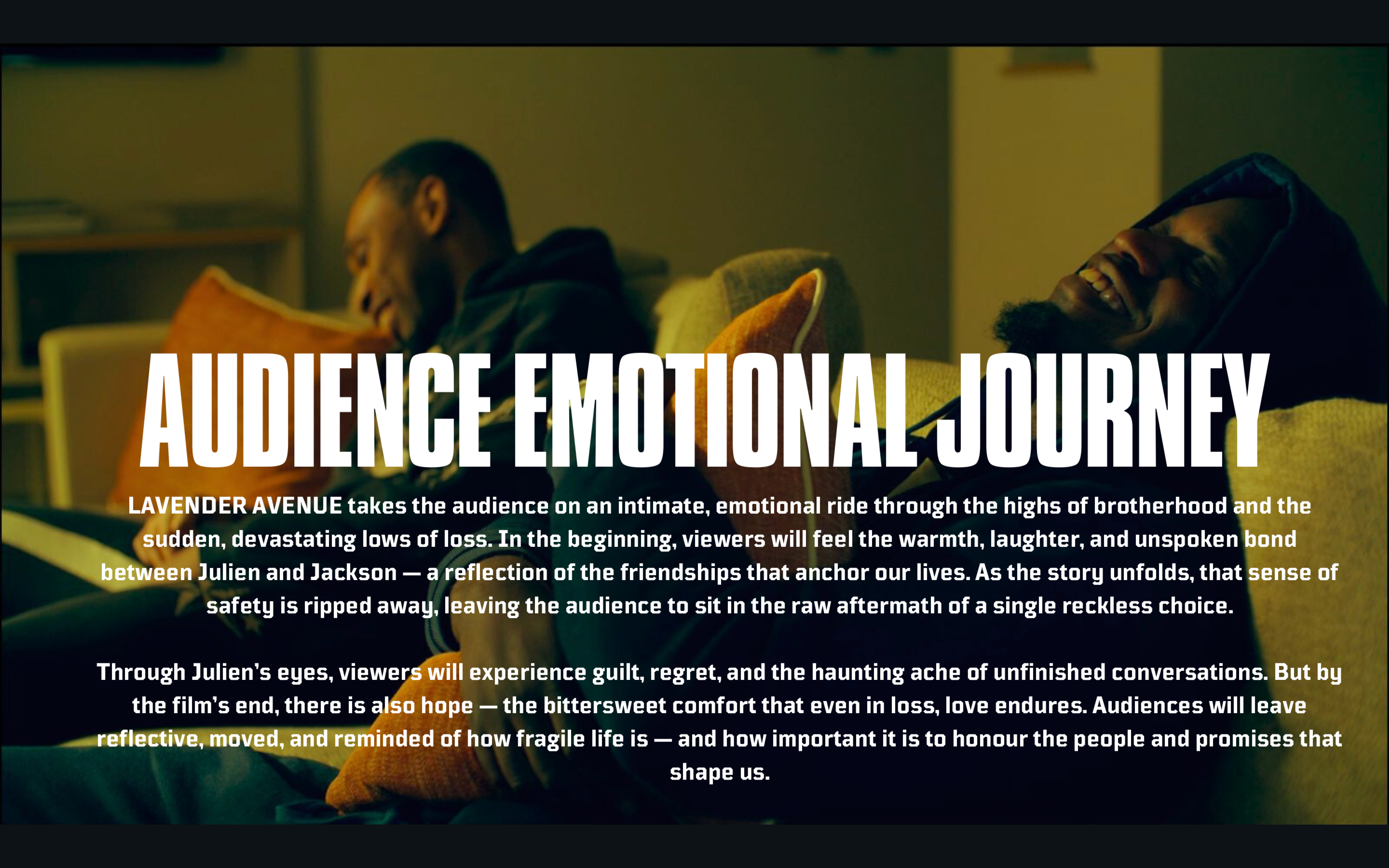 Support a Gripping New Short Film on Grief and Brotherhood campaign photo, 5 of 8