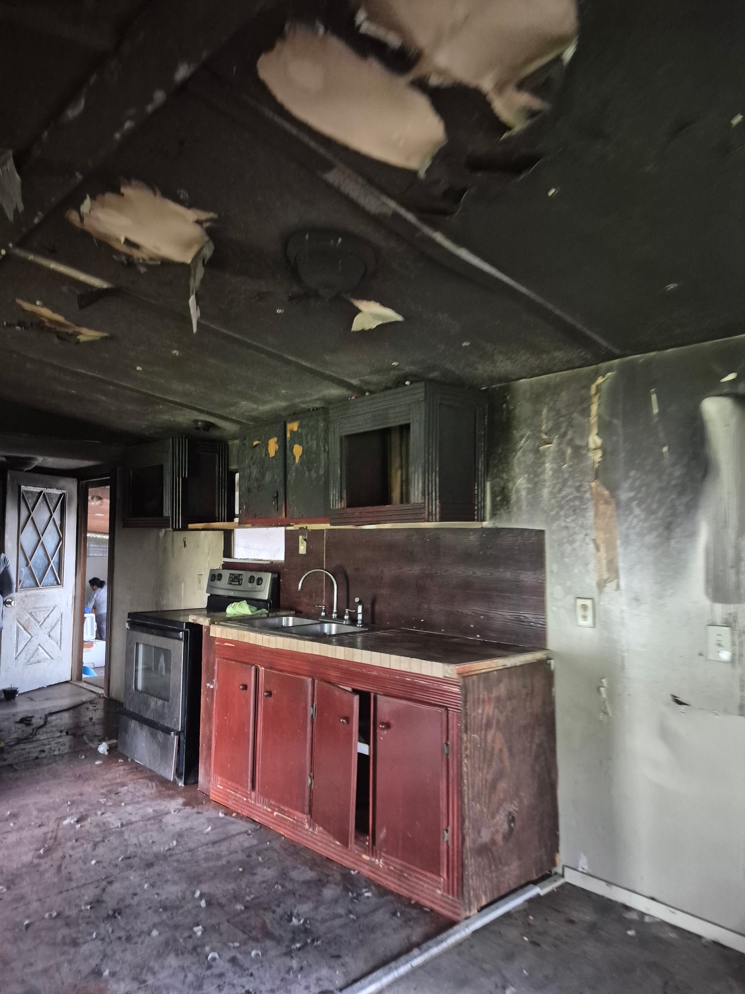 Fire Destroyed Winnie Home, Lets come together and help campaign photo, 4 of 8