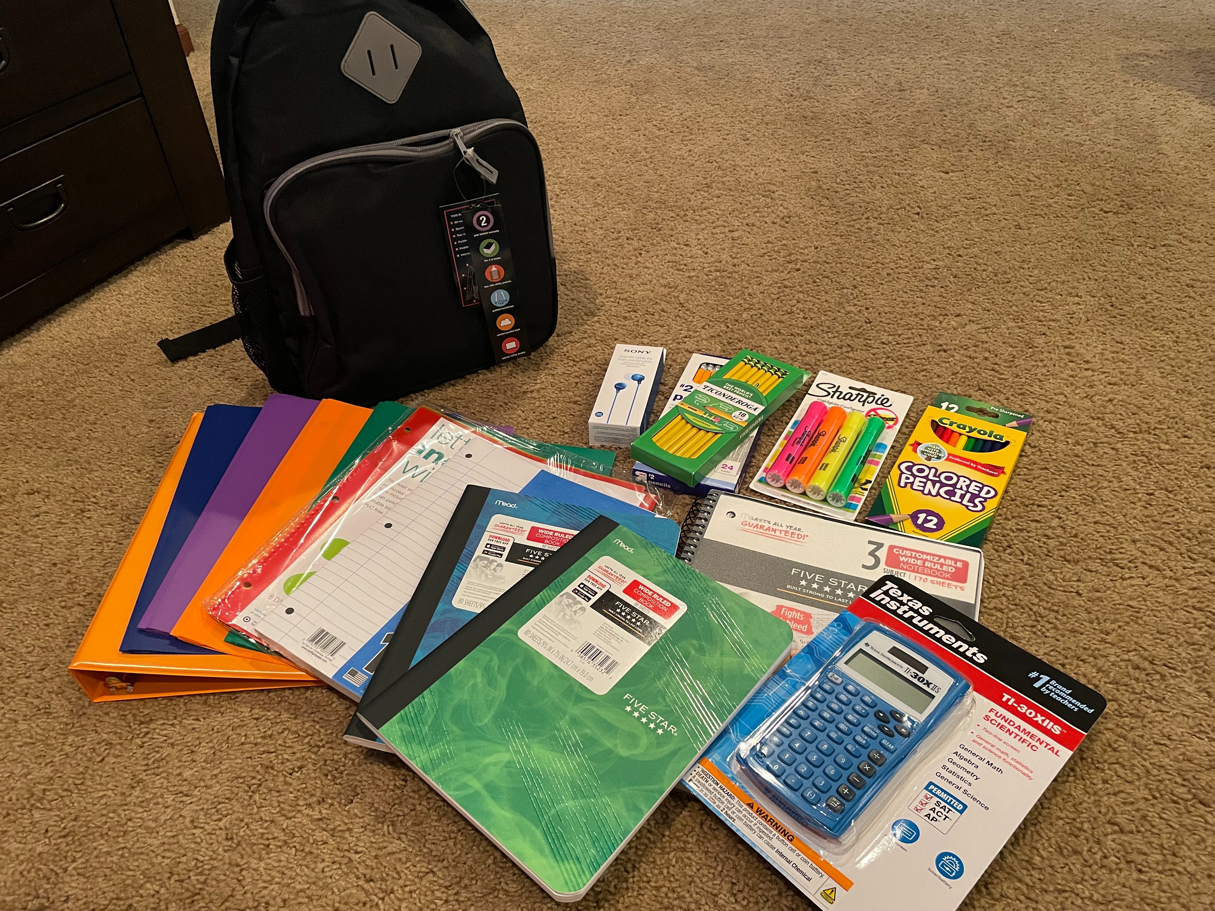 School Supplies for Local Students campaign photo, 2 of 5