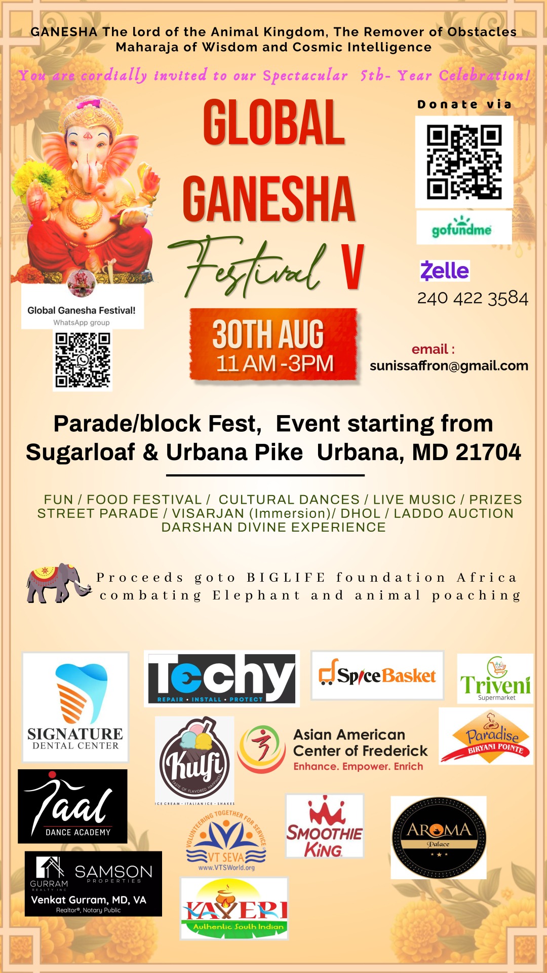 Be a Part of the Global Ganesha Festival V: Donate today campaign photo, 4 of 5