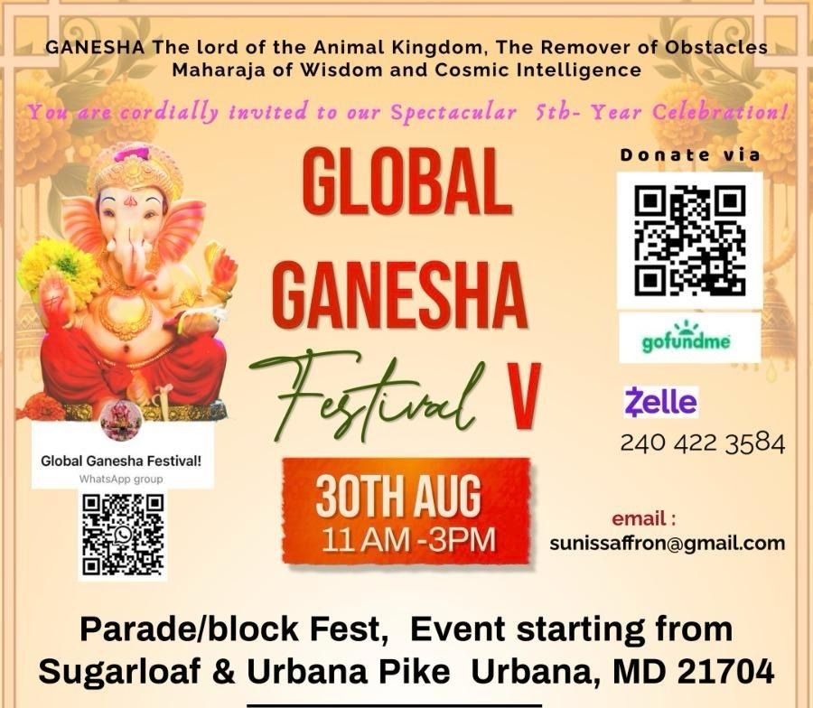 Be a Part of the Global Ganesha Festival V: Donate today campaign photo, 2 of 5