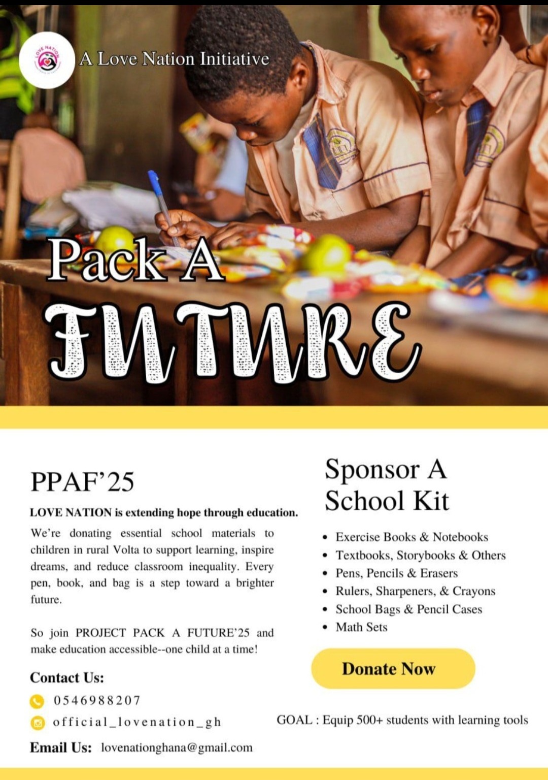 Provide Texbooks to Children in Rural Communities in Ghana campaign photo, 4 of 5