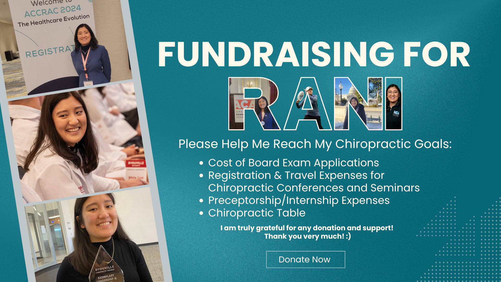 Support My Final Year in Chiropractic School campaign photo, 6 of 8