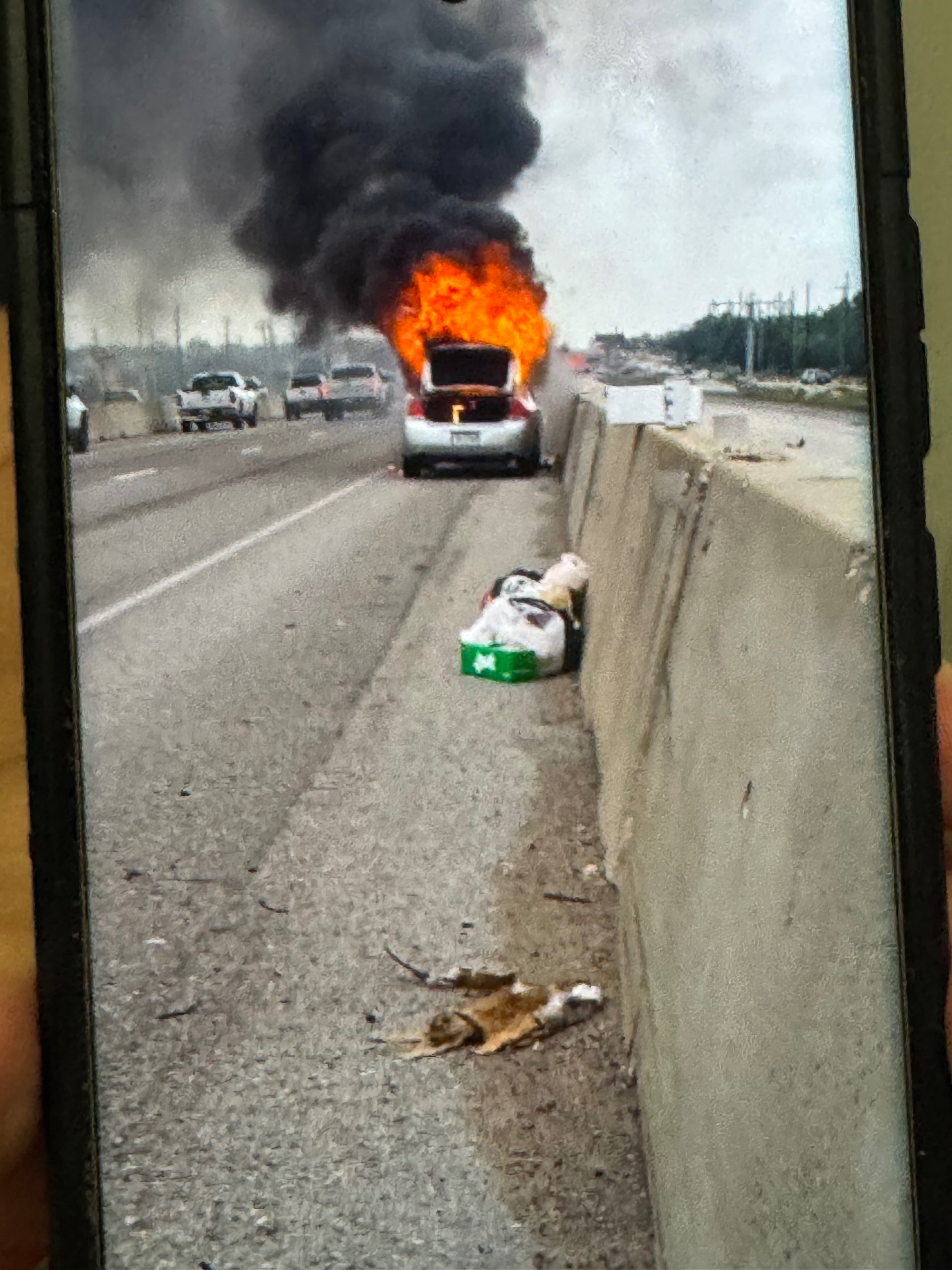 Aid a pregnant Coworker After Car Fire Disaster campaign photo, 2 of 4