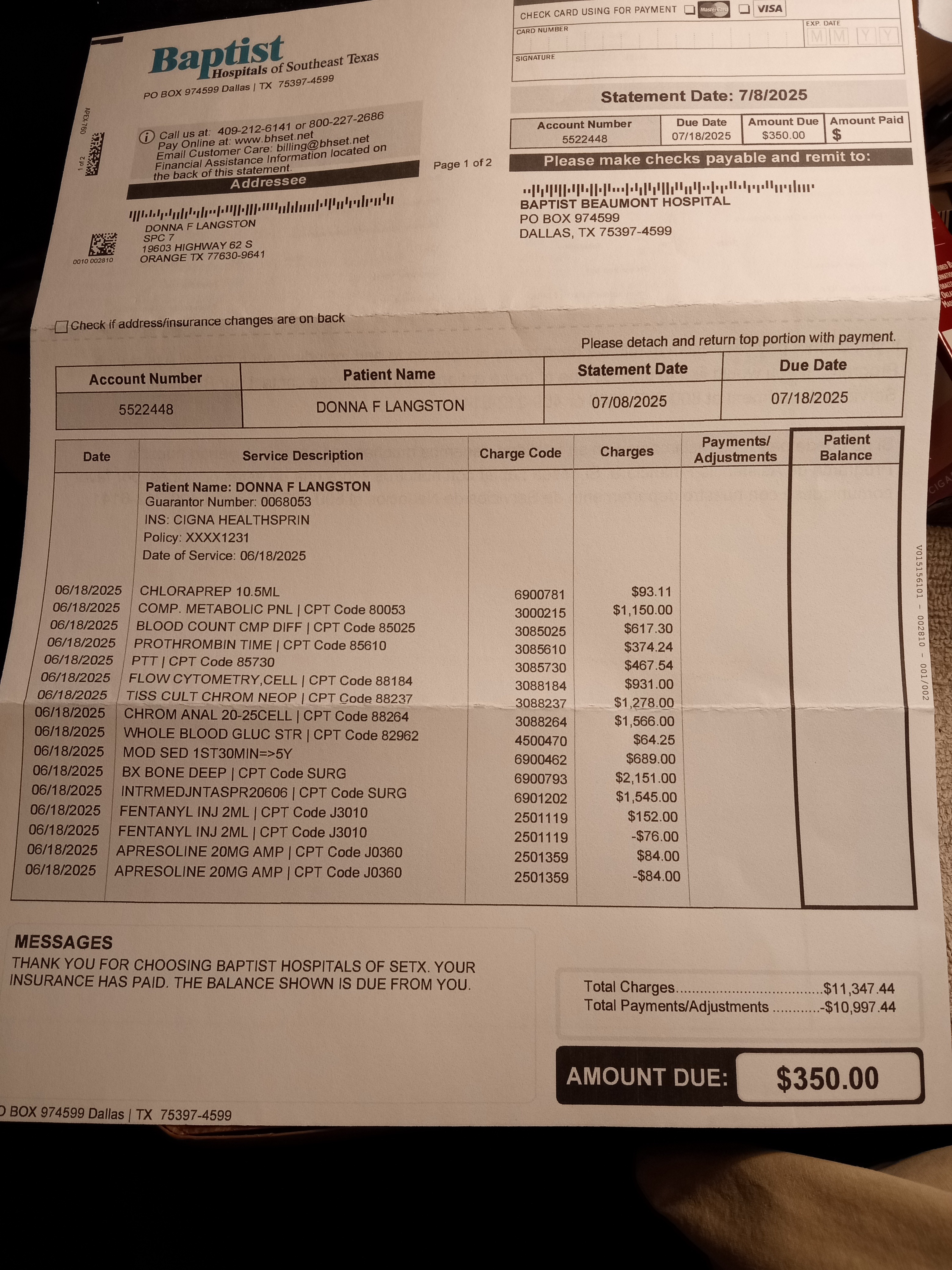 Help Cover Medical and Utility Bills campaign photo, 2 of 8