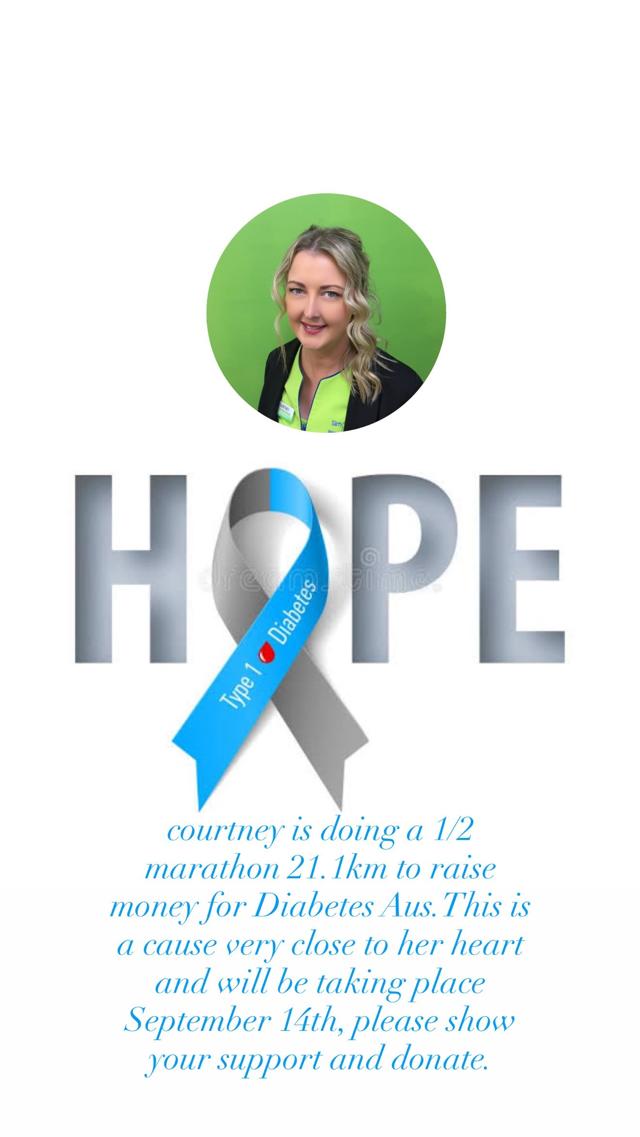 Running for Diabetes campaign photo, 2 of 5