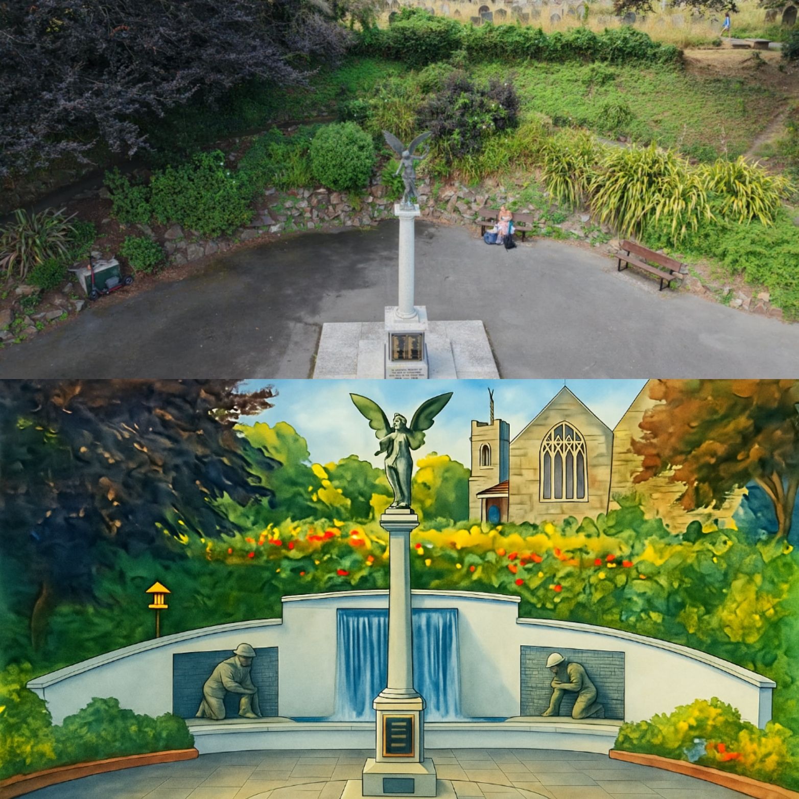 War Memorial to Peace Garden Project campaign photo, 6 of 8